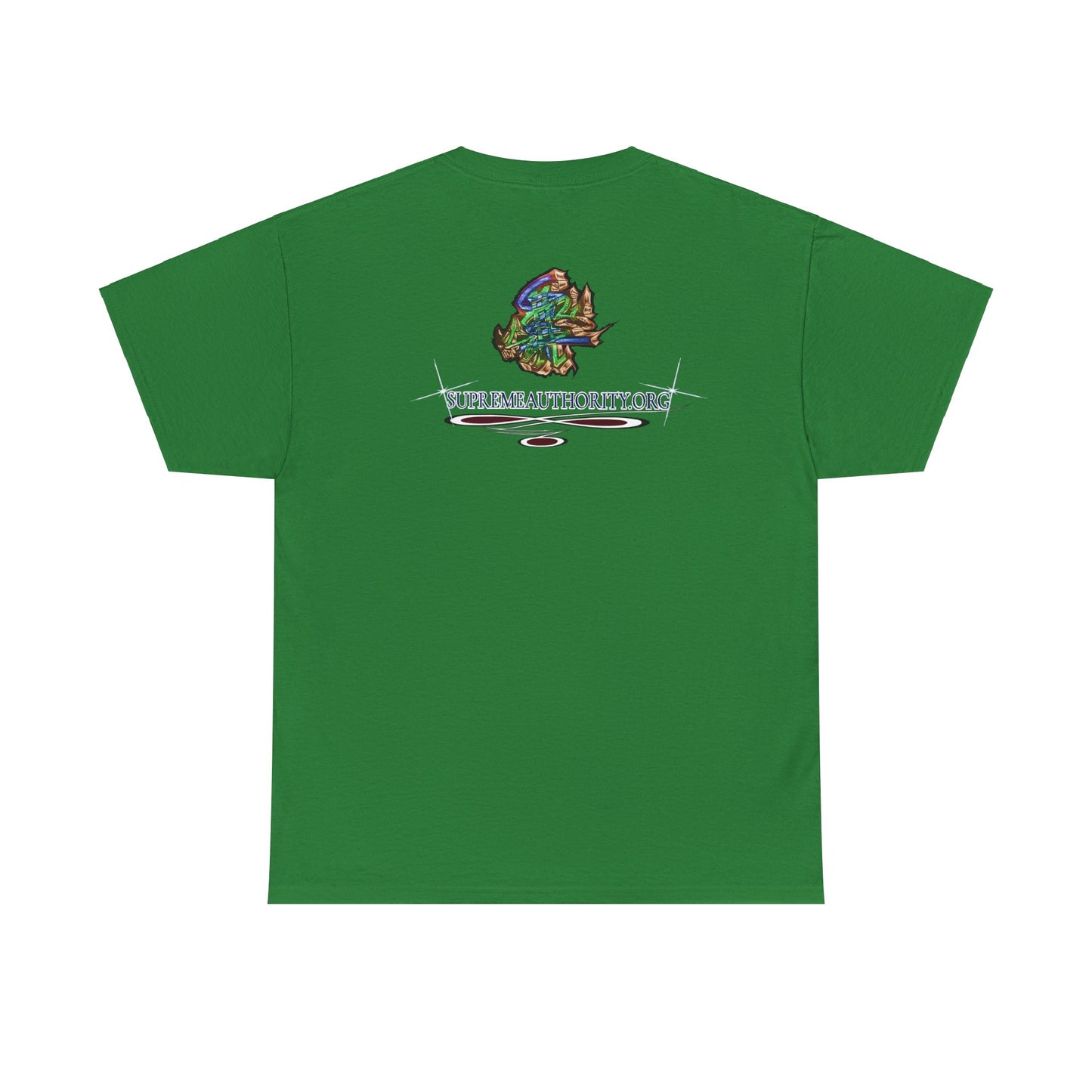 Stack-lanta Get Money graffiti Supreme Authority Unisex Heavy Cotton Tee