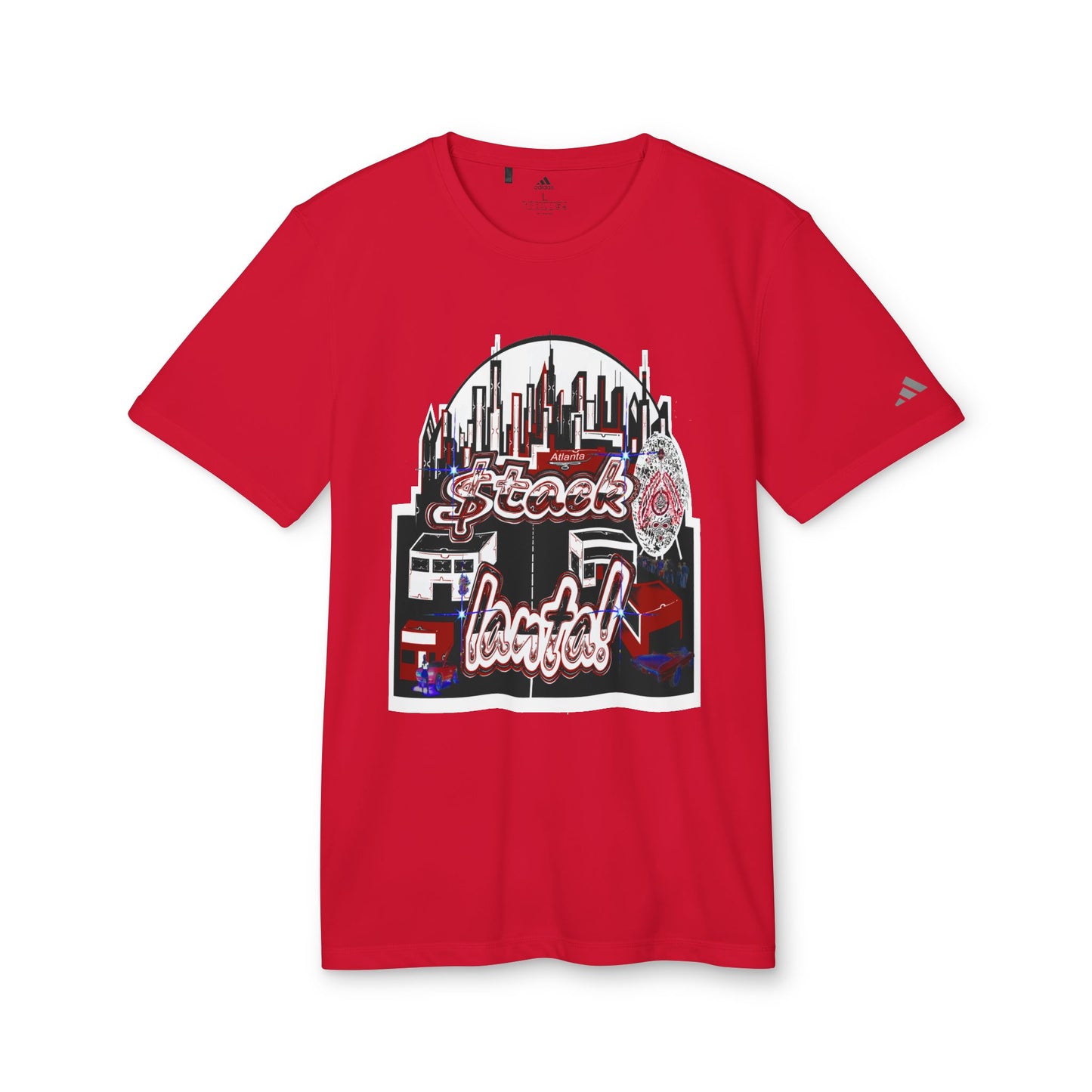 Stack-lanta! Get Money! Graffiti Remix! Supreme Authority - adidas Unisex Sport T-shirt
