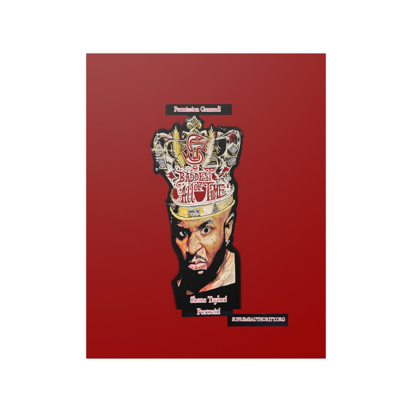 Shane Taylor Permission Granted! -Satin Posters (210gsm)