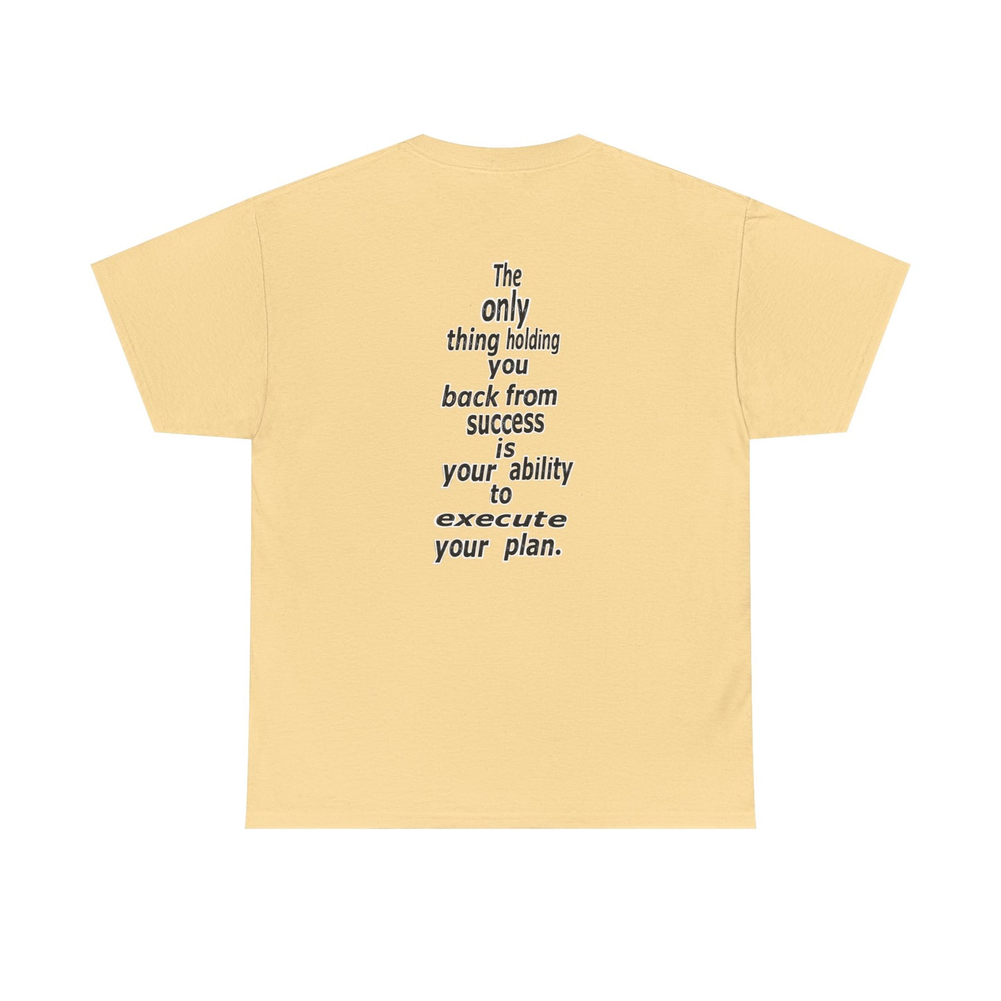 Copy of Million Dollar Mentality 2 w/ Life Hack Unisex Heavy Cotton Tee