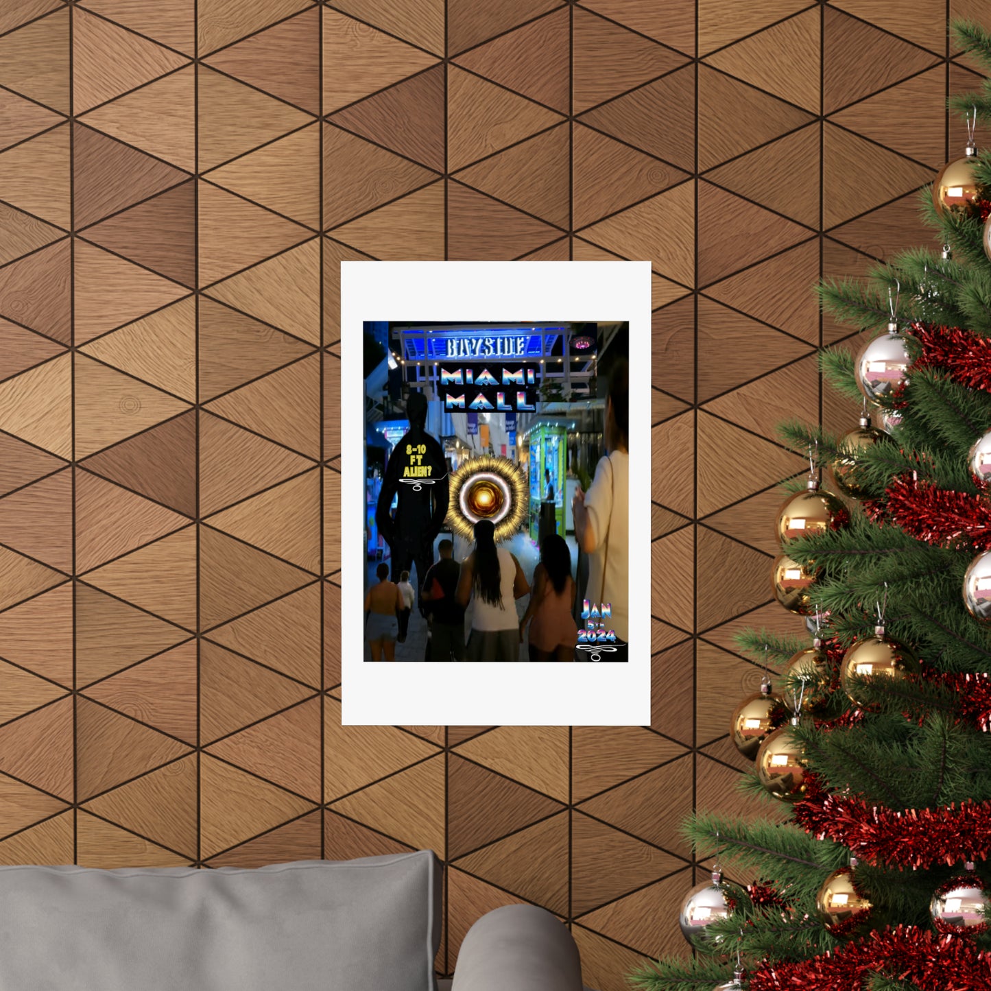 Copy of Miami Alien Mall 2 - Matte Vertical Posters