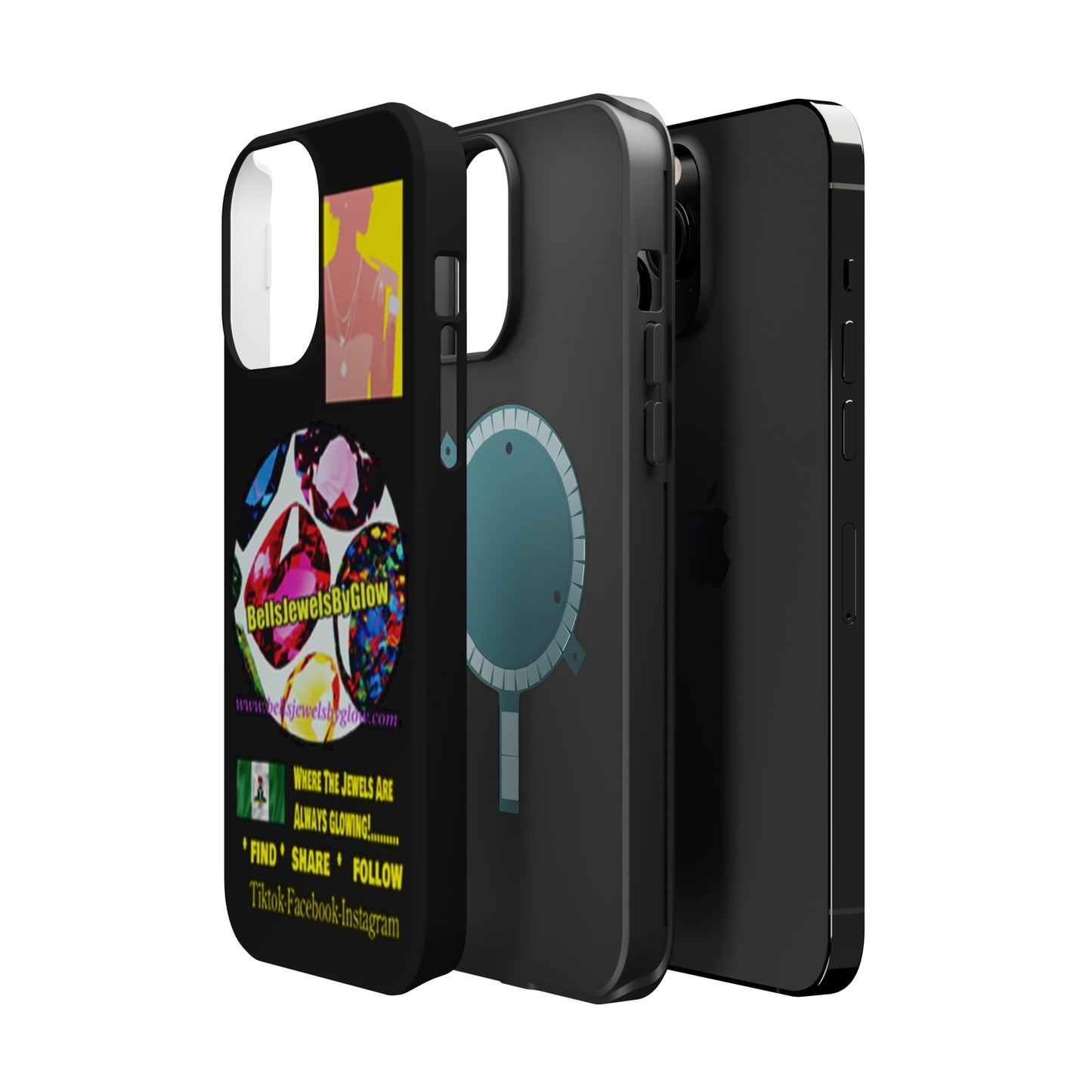 Jewels by Glow Iphone only! MagSafe Tough Cases