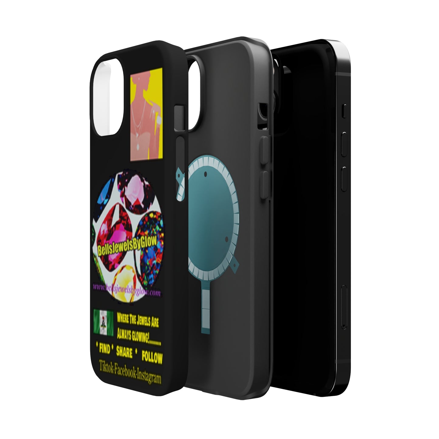 Jewels by Glow Iphone only! MagSafe Tough Cases