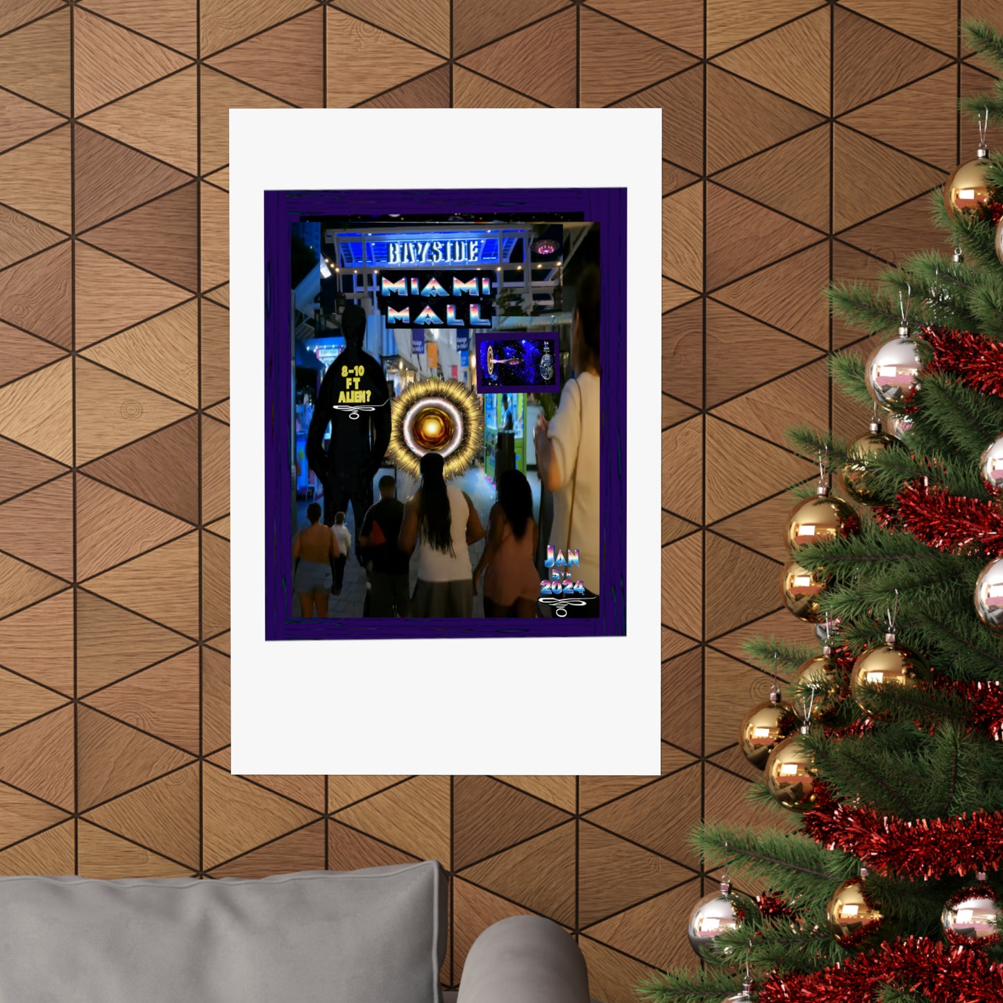 Copy of Miami Alien Mall 2 Matte Vertical Posters