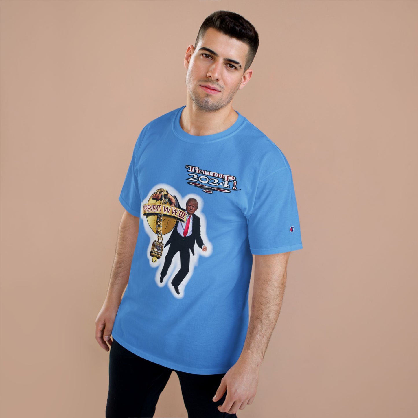 Trump Prevent WW3 1 -Champion T-Shirt