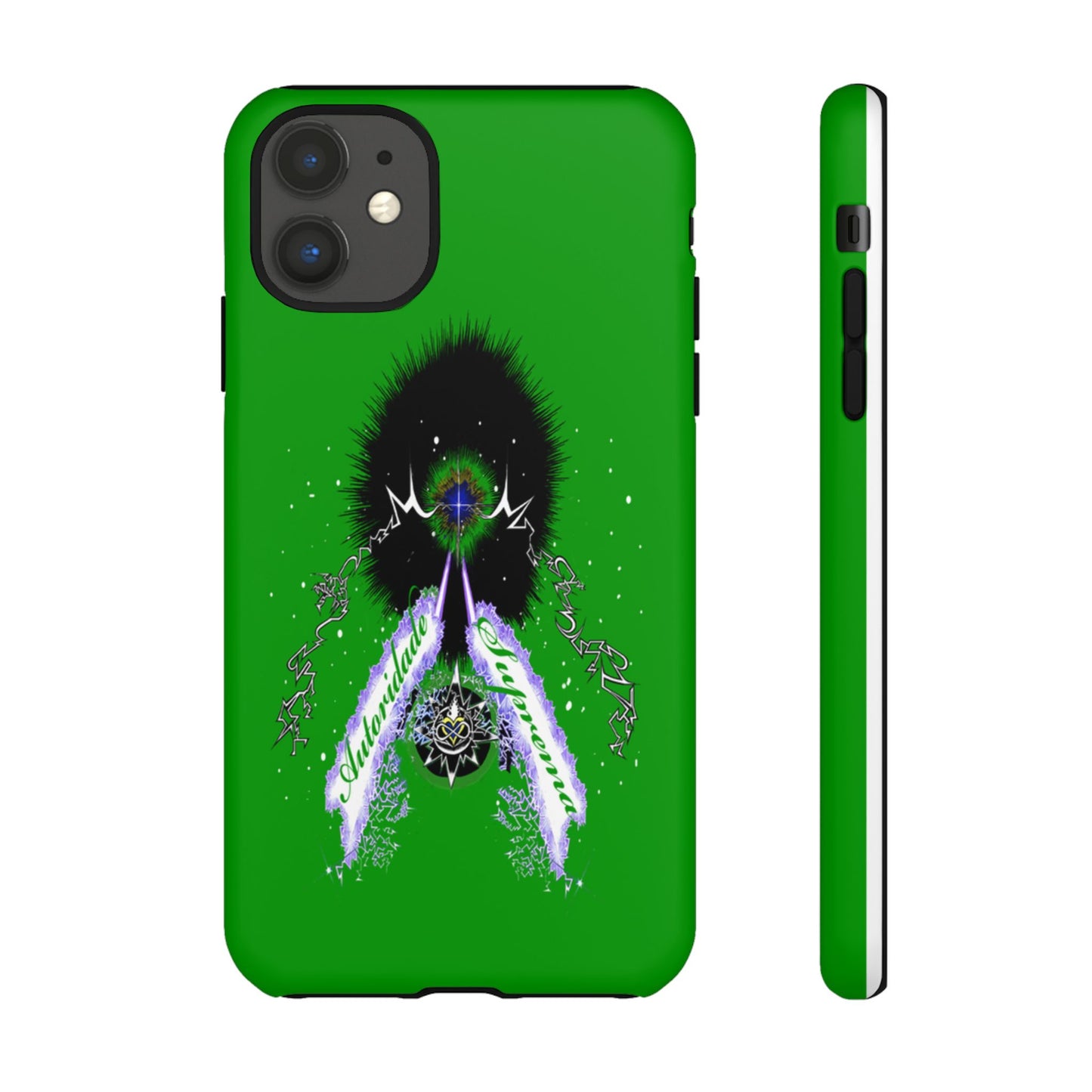 Autoridade Suprema -Portuguese -Green-Iphone only! Tough Cases