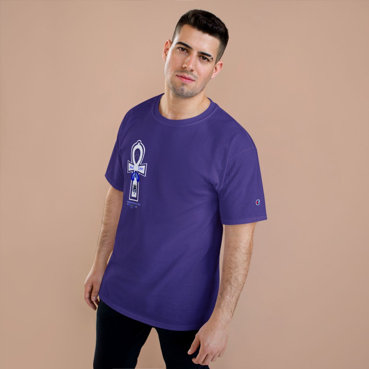 Ankh Life Queen goddess Supreme Authority -Champion T-Shirt