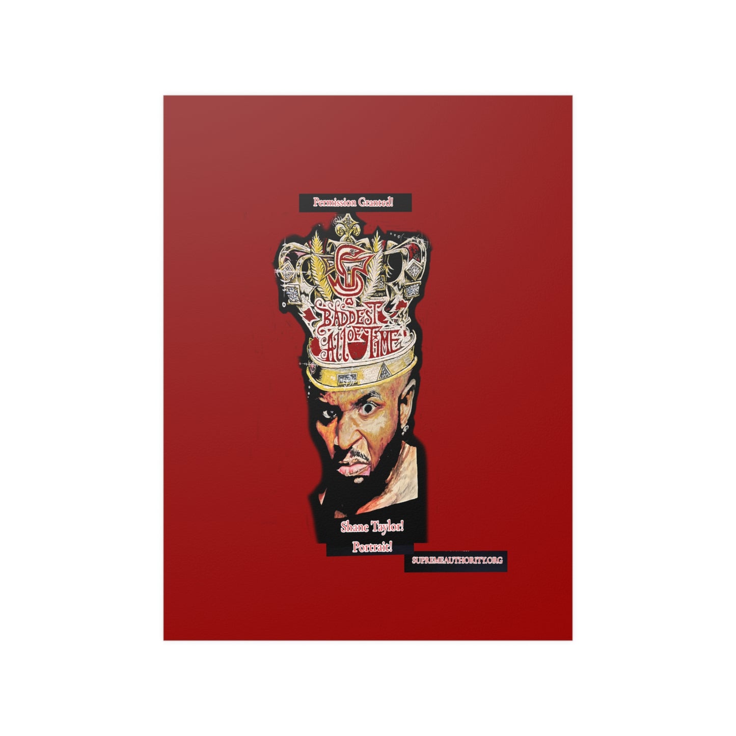Shane Taylor Permission Granted! -Satin Posters (210gsm)