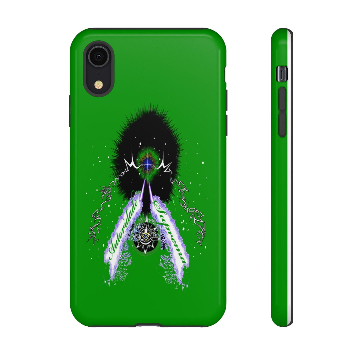 Autoridade Suprema -Portuguese -Green-Iphone only! Tough Cases