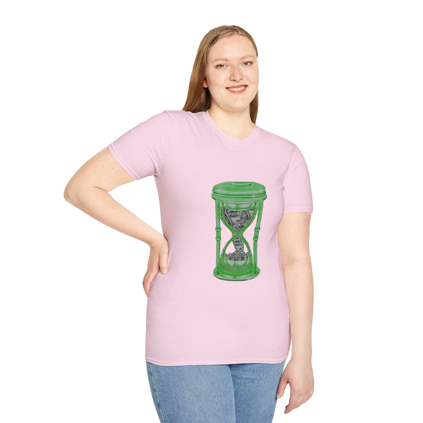 MY Time is MONEY Green - Unisex Softstyle T-Shirt