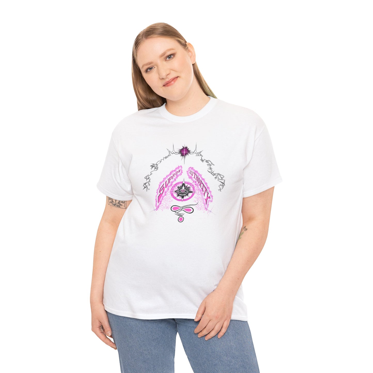 Copy of Supreme Authority pink! Unisex Heavy Cotton Tee