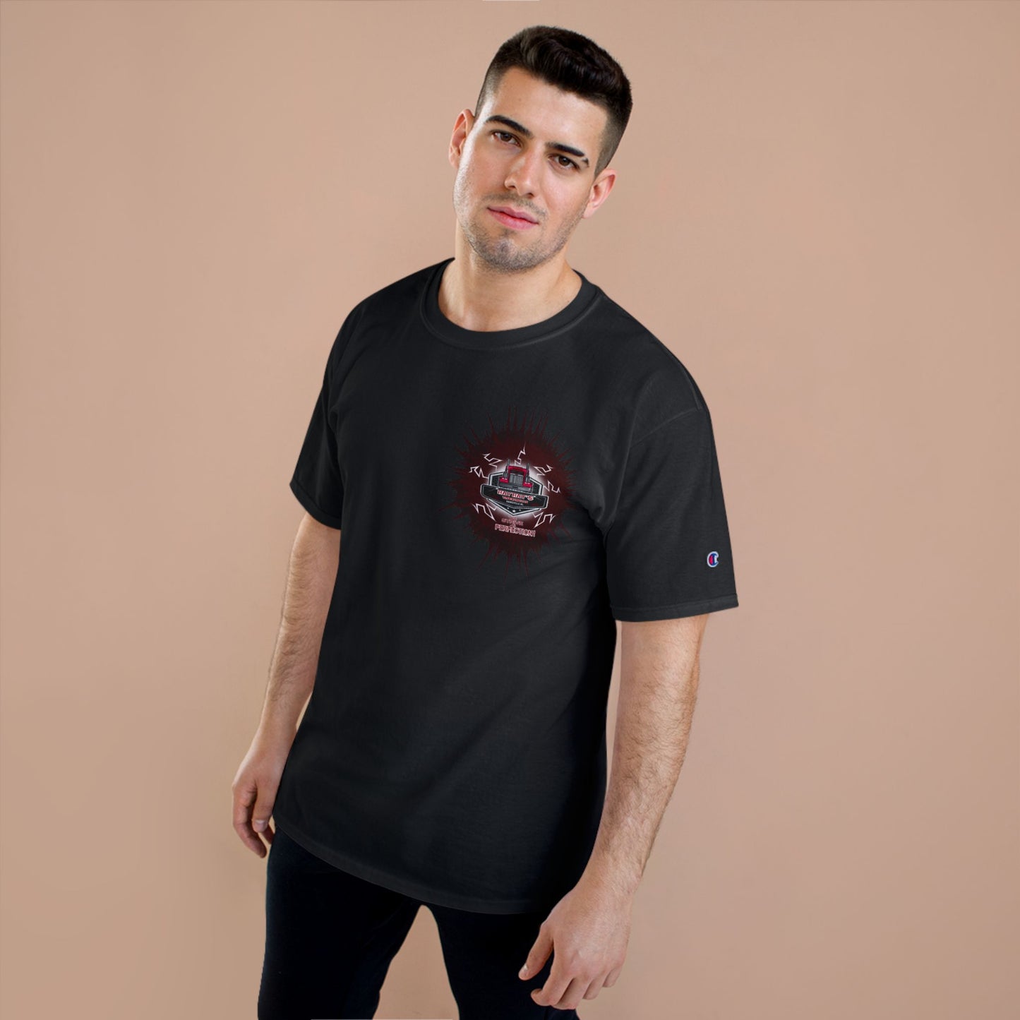 Ray Rays Trucking LLC Lightning - Champion T-Shirt
