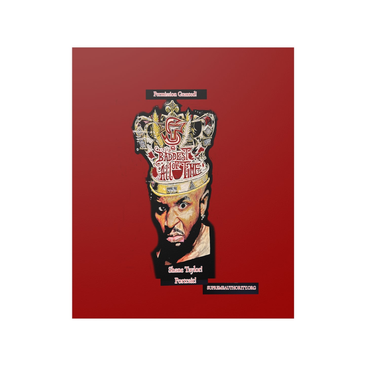 Shane Taylor Permission Granted! -Satin Posters (210gsm)