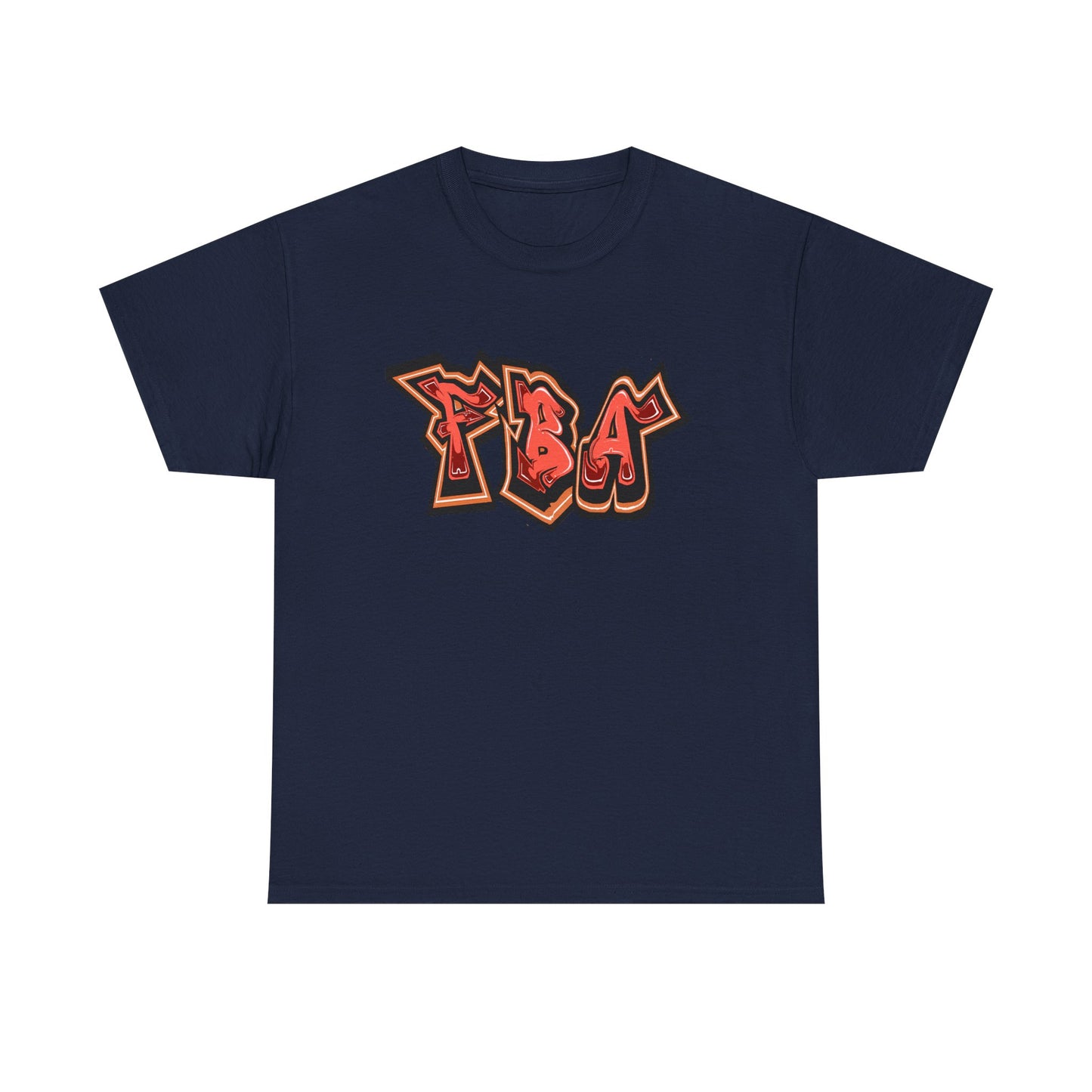 FBA First Fire ,Graffiti Style Unisex Heavy Cotton Tee, Streetwear T-Shirt, Urban Fashion Top, Casual Everyday Wear, Gift for Hip-Hop Lovers