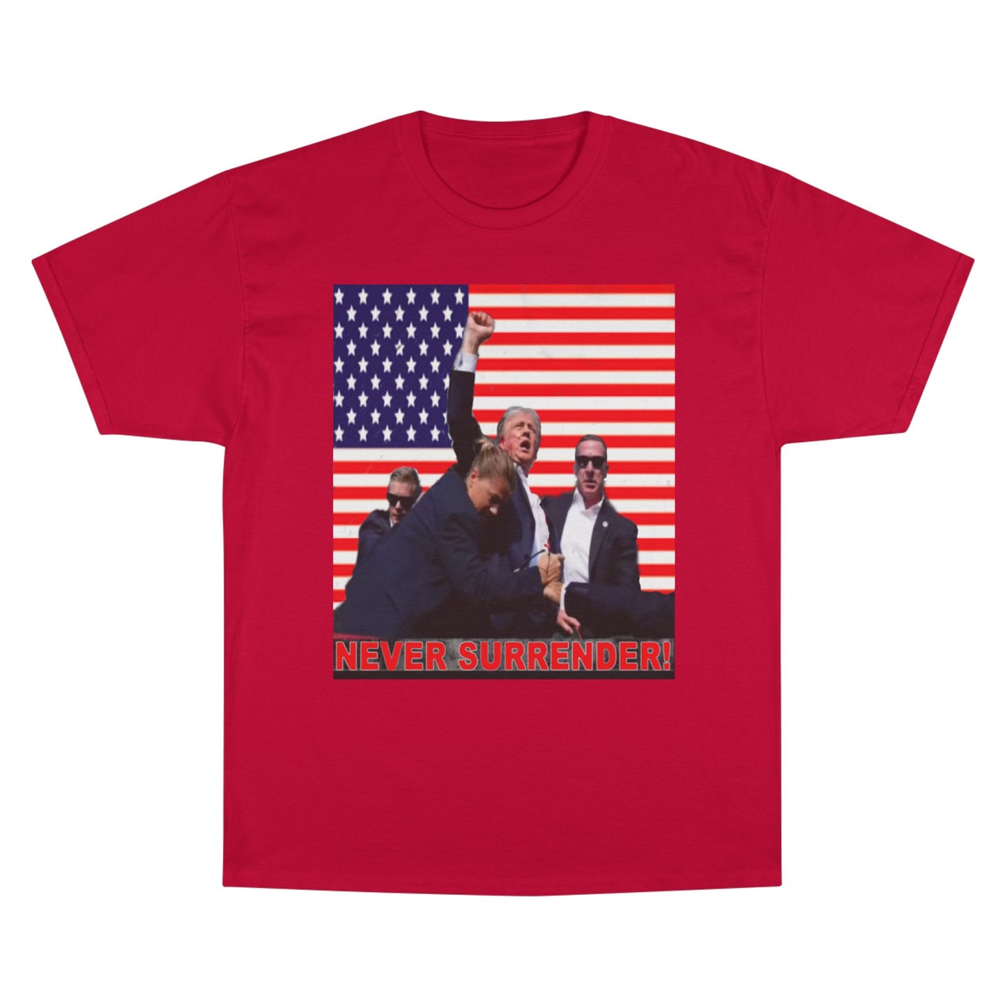 Trump Never Surrender Champion T-Shirt