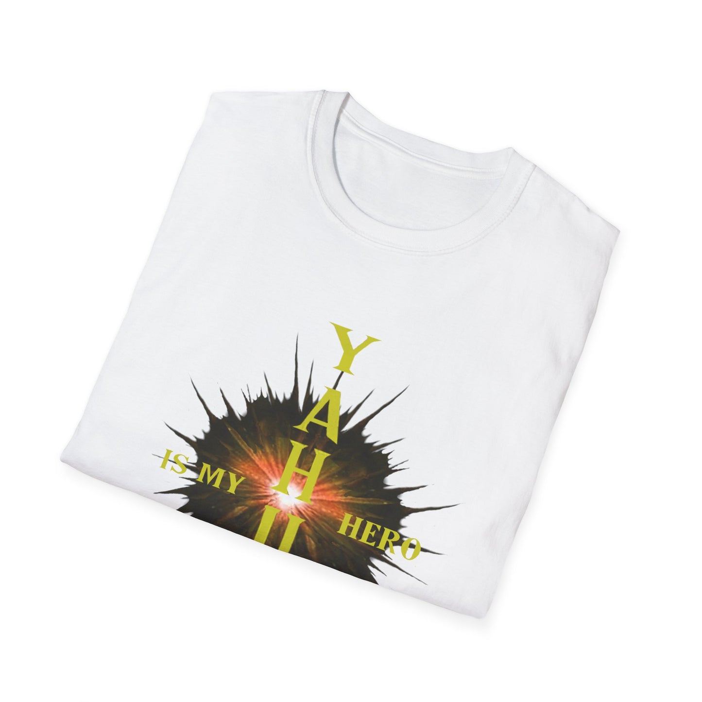 YAHUAH Is my HERO - Unisex Softstyle T-Shirt
