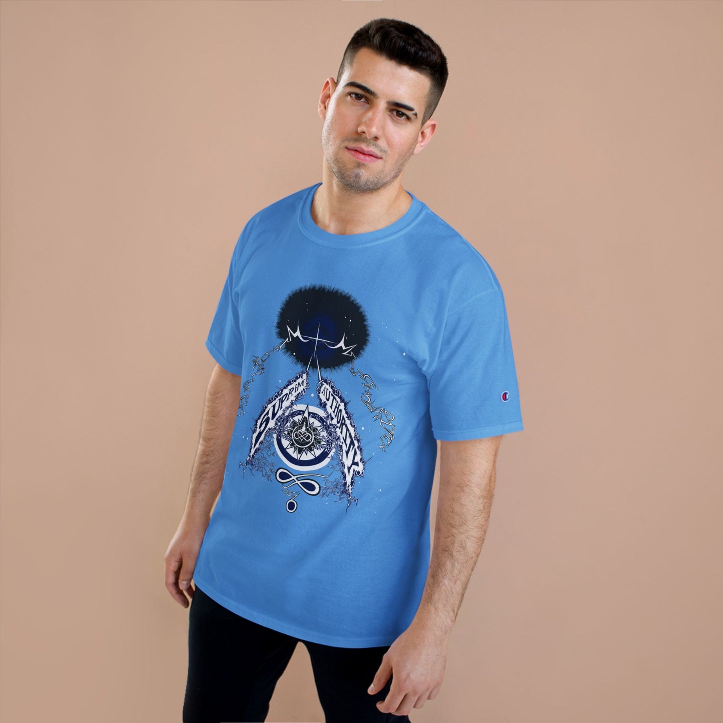 Supreme Authority - John 3:16 Champion T-Shirt