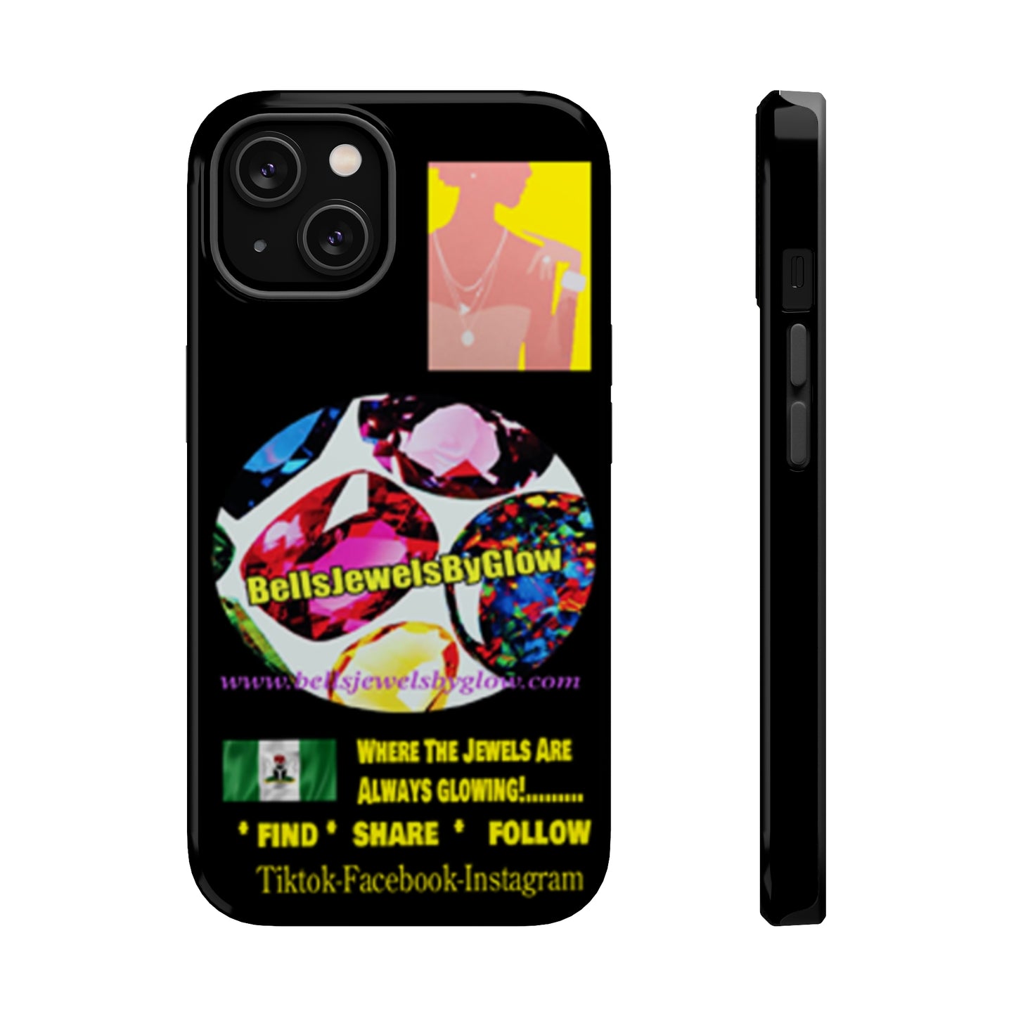 Jewels by Glow Iphone only! MagSafe Tough Cases