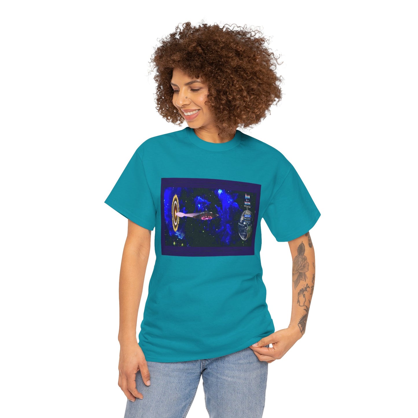 Miami Alien Mall 1 - Unisex Heavy Cotton Tee