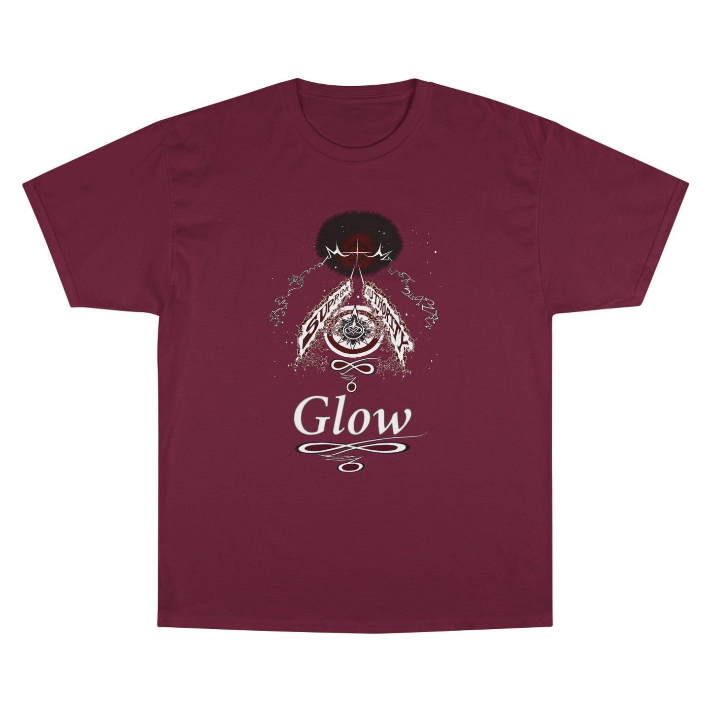 Supreme Authority Glow Philippians 4:13 Champion T-Shirt