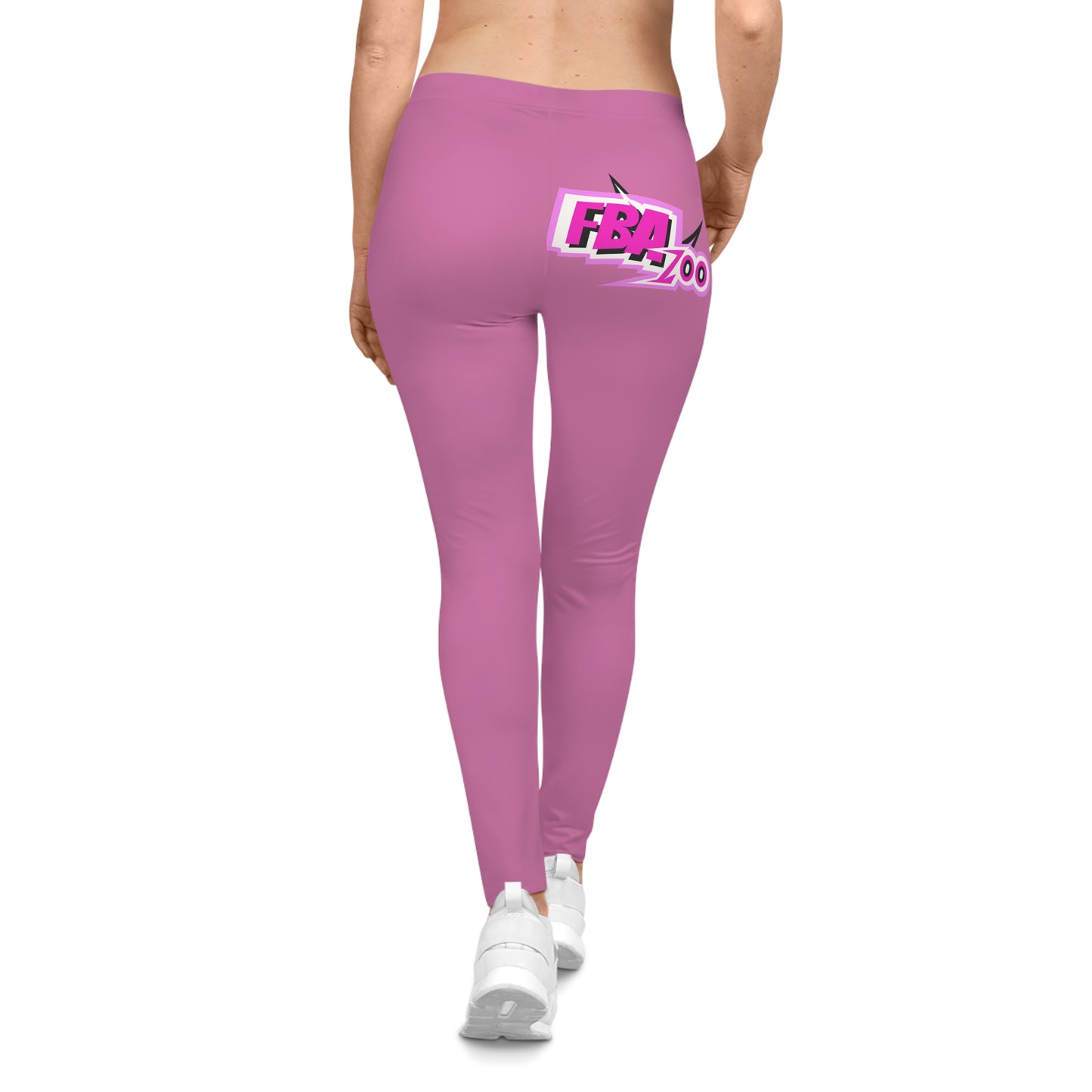 FBA 100 By Supreme Authority Pink, black and violet — Women's Casual Graphic Leggings