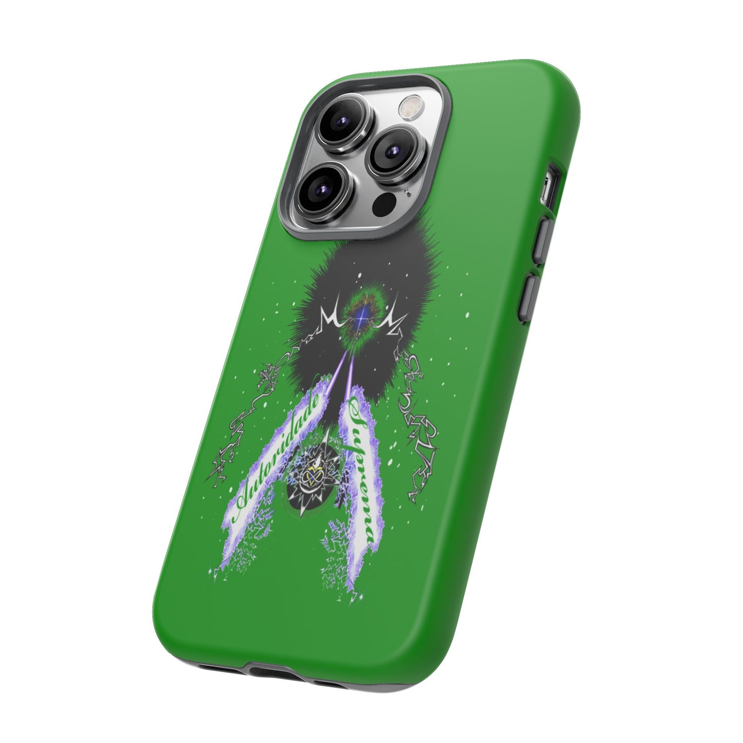 Autoridade Suprema -Portuguese -Green-Iphone only! Tough Cases