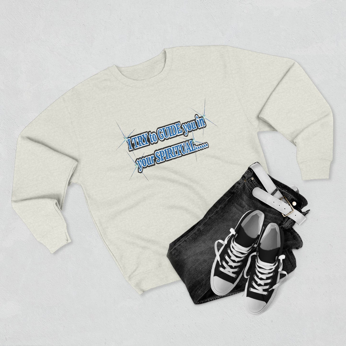 spiritual miracle - Unisex Crewneck Sweatshirt