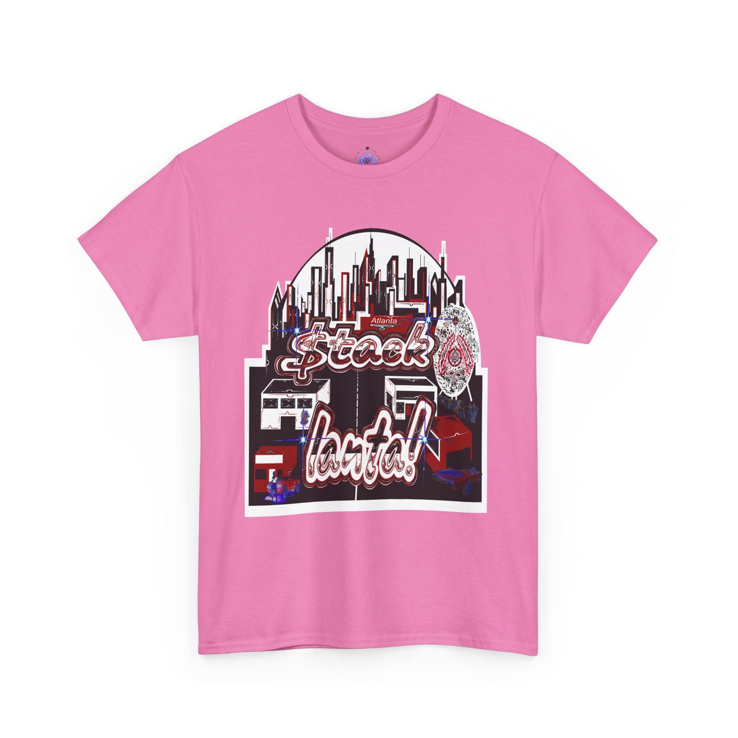 Stack-lanta Get Money graffiti Supreme Authority Unisex Heavy Cotton Tee