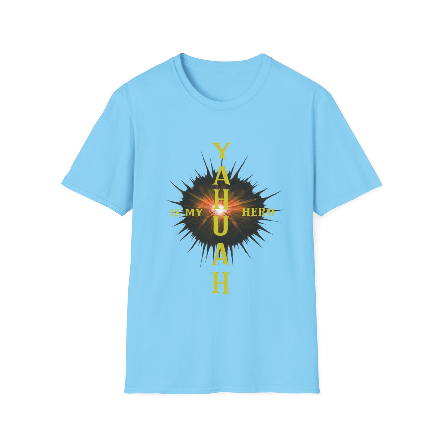 YAHUAH Is my HERO - Unisex Softstyle T-Shirt