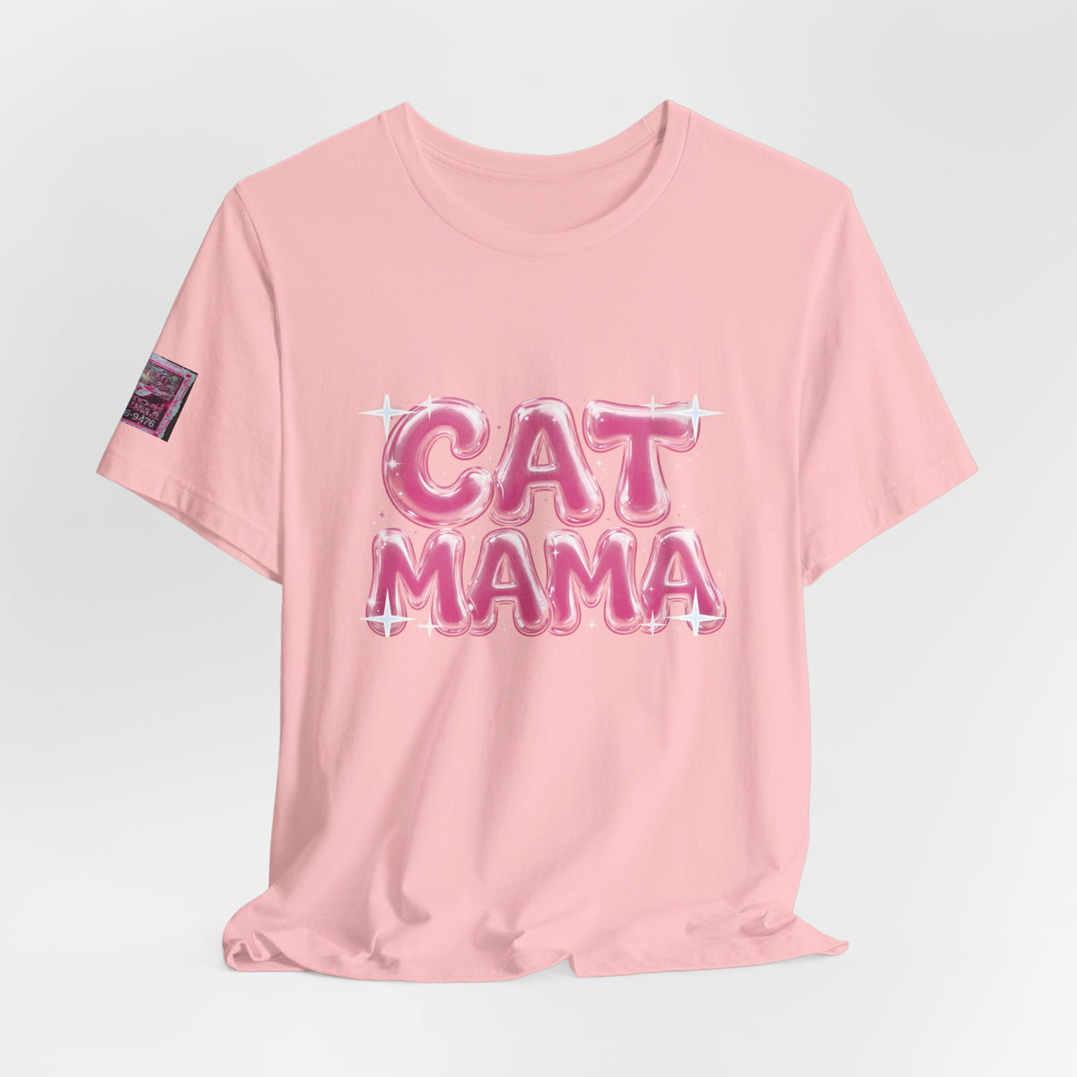 Cat Mama Graffiti T-Shirt - Pink Chrome, Back + Sleeve Edition