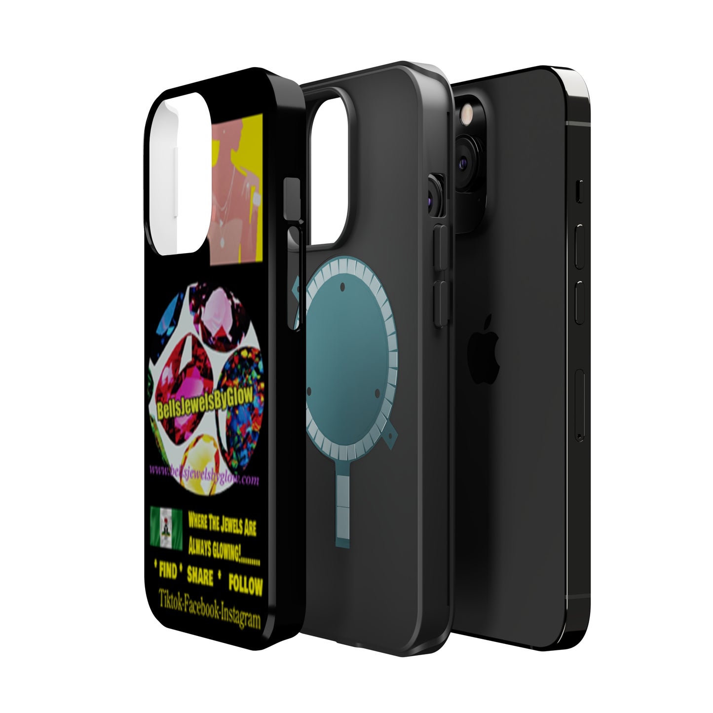 Jewels by Glow Iphone only! MagSafe Tough Cases