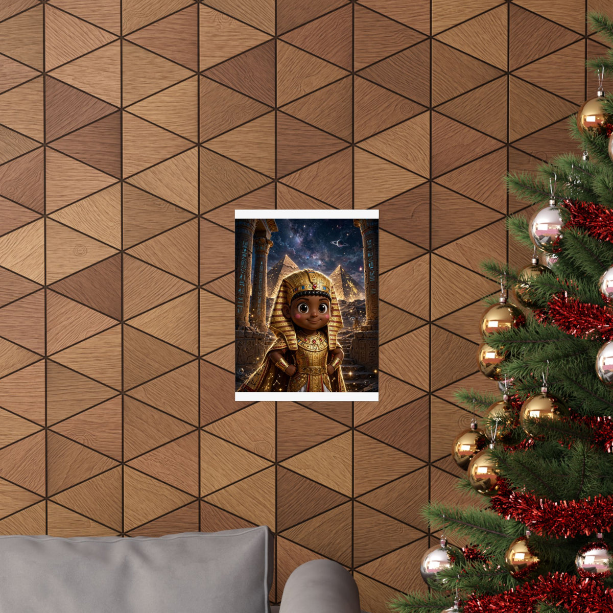 SEFU — Cinematic Little Pharaoh from the Stars — Kids Room Poster