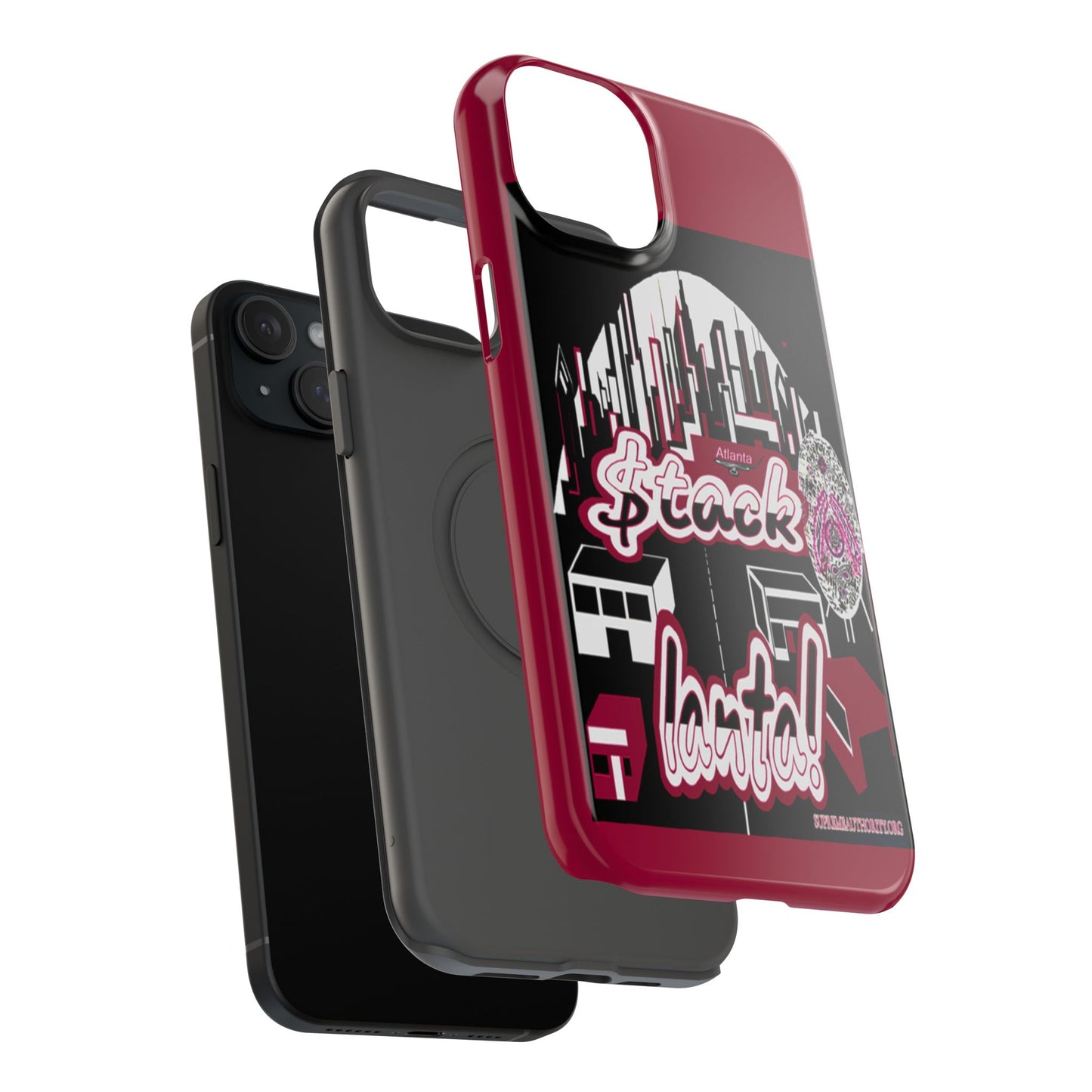 Stack-lanta 2!Remix Red Supreme Authority Iphone ONLY -Impact-Resistant Cases