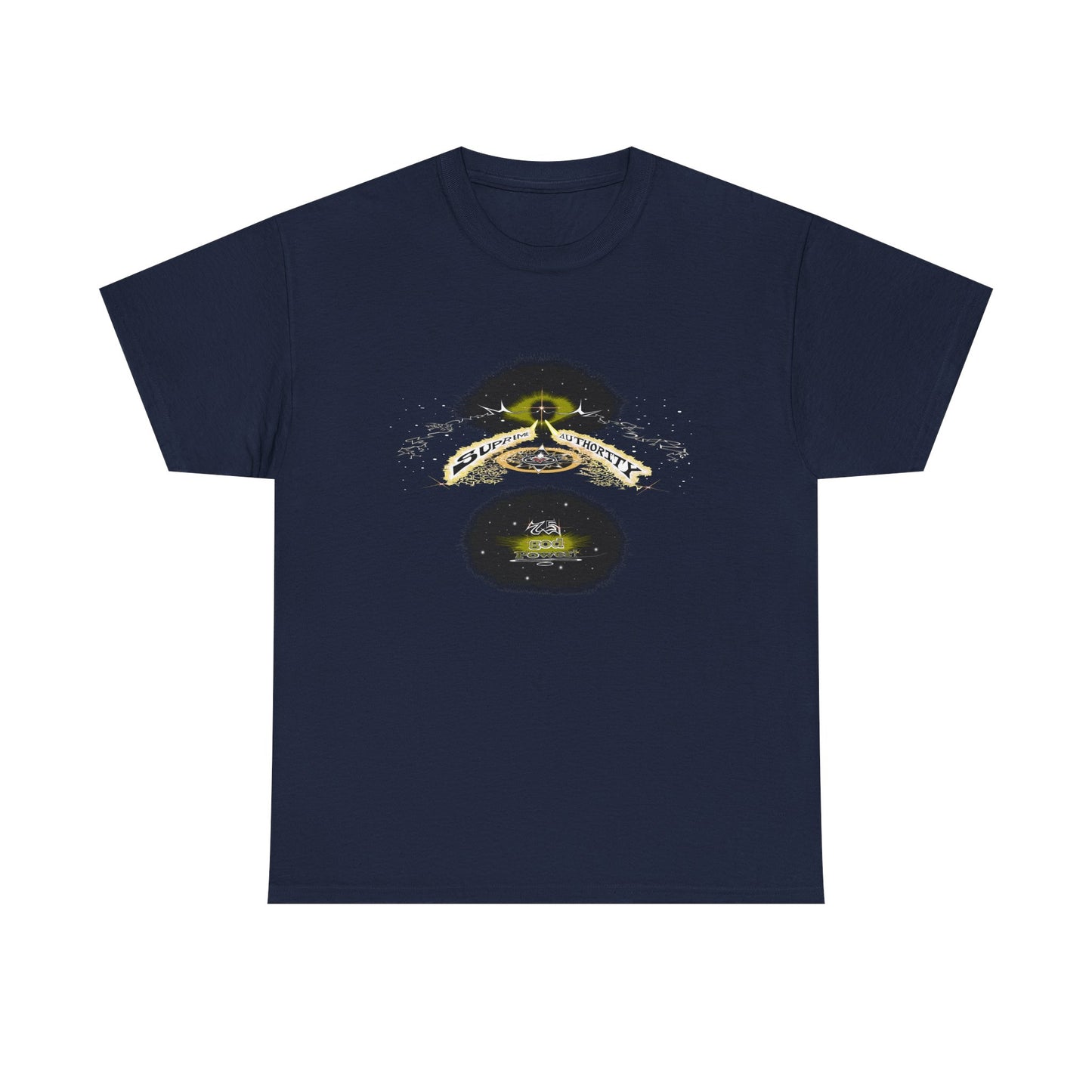 Copy of Supreme Authority god Power Gold -Unisex Heavy Cotton Tee