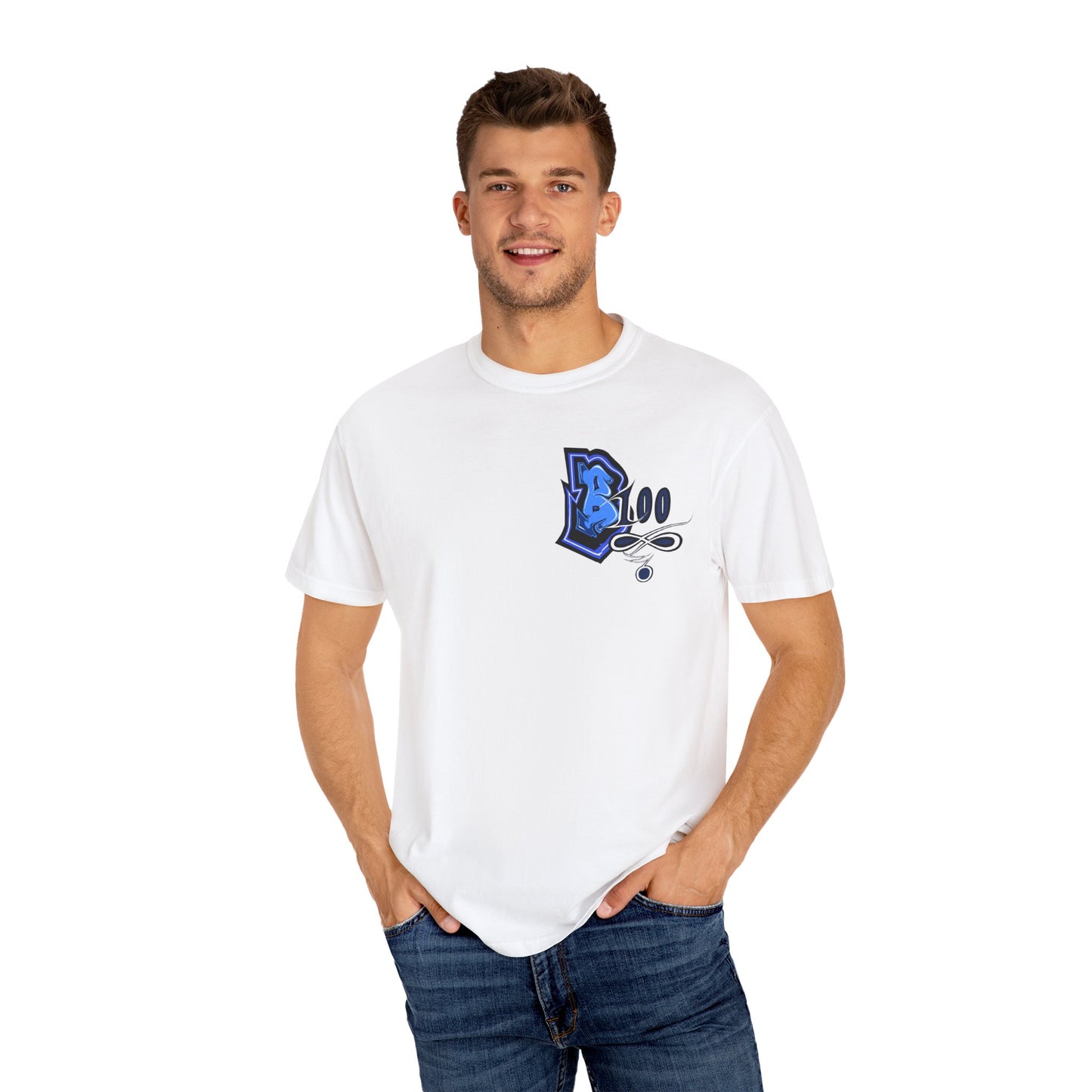 B100 -Garment-Dyed T-shirt, Casual Wear, Street Style, Gift for Friends, Everyday Comfort, Unique Graphic Tee