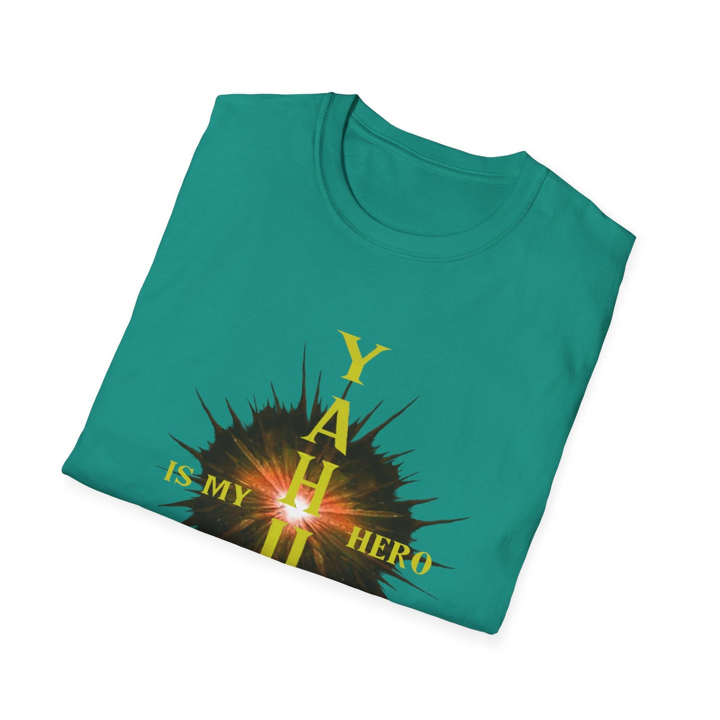YAHUAH Is my HERO - Unisex Softstyle T-Shirt
