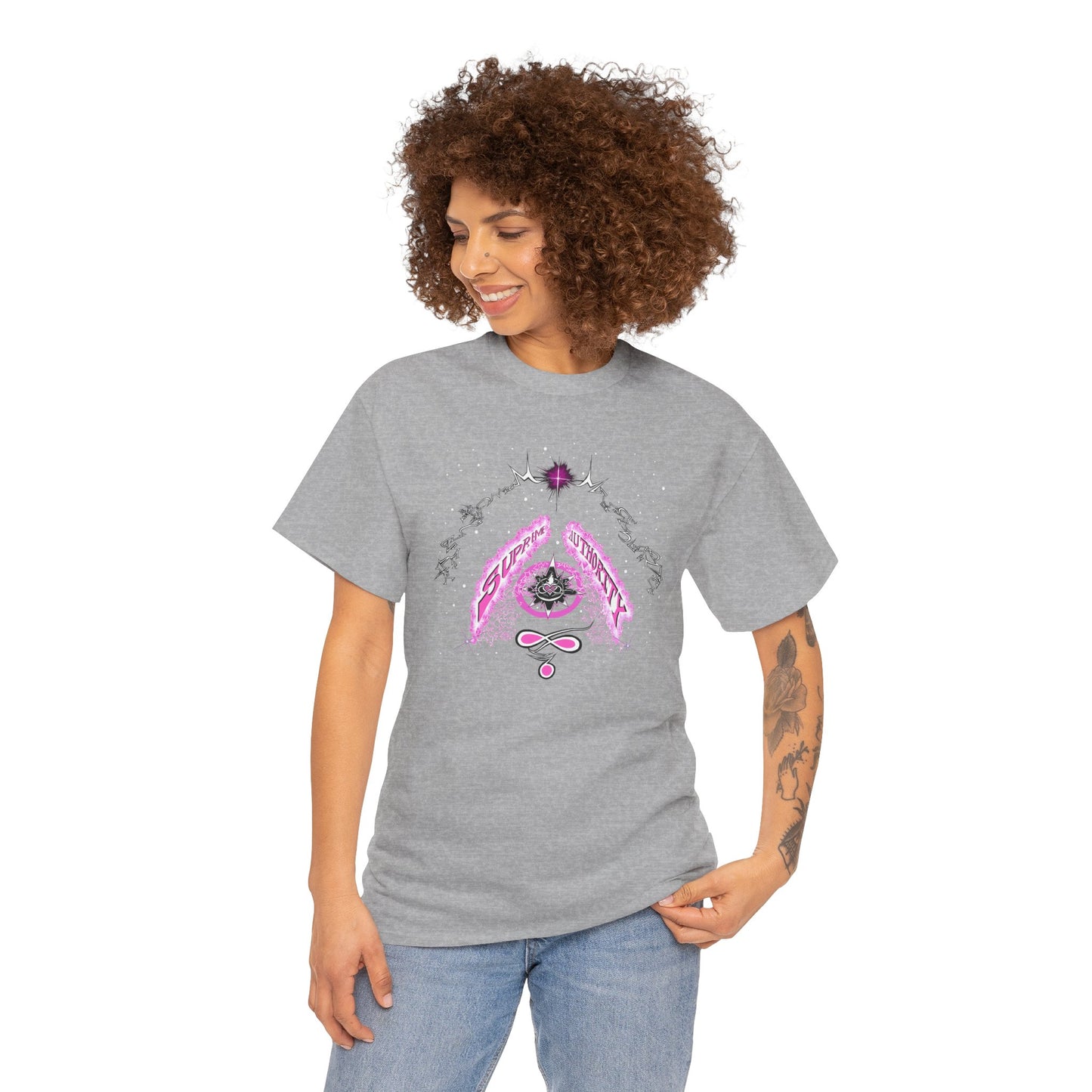 Copy of Supreme Authority pink! Unisex Heavy Cotton Tee