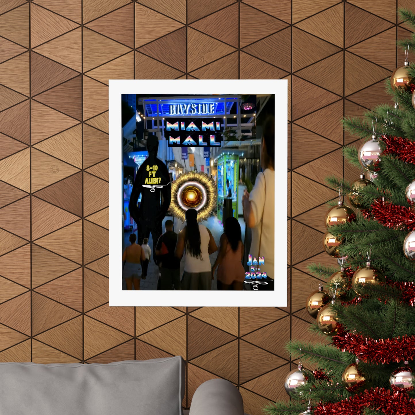 Copy of Miami Alien Mall 2 - Matte Vertical Posters