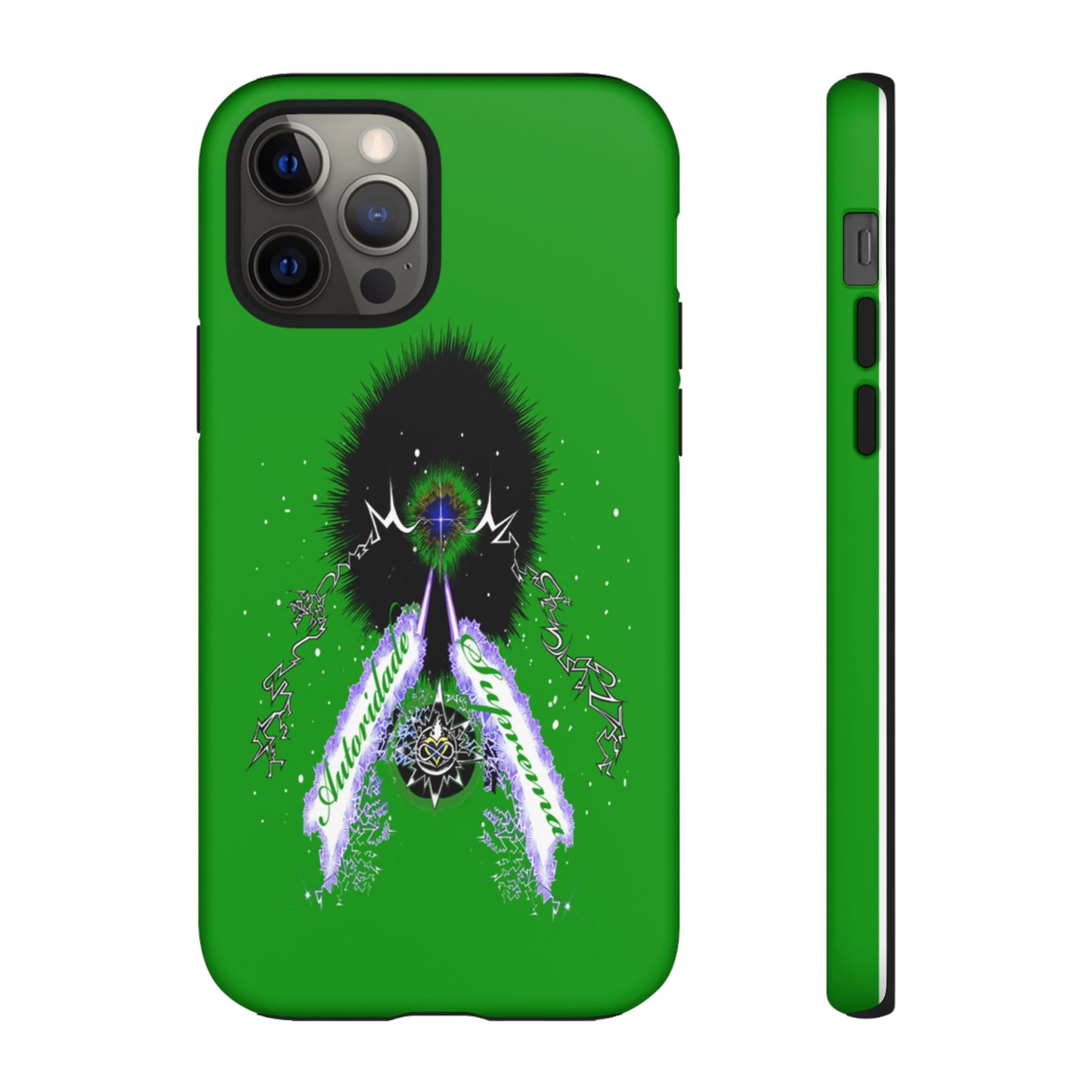 Autoridade Suprema -Portuguese -Green-Iphone only! Tough Cases