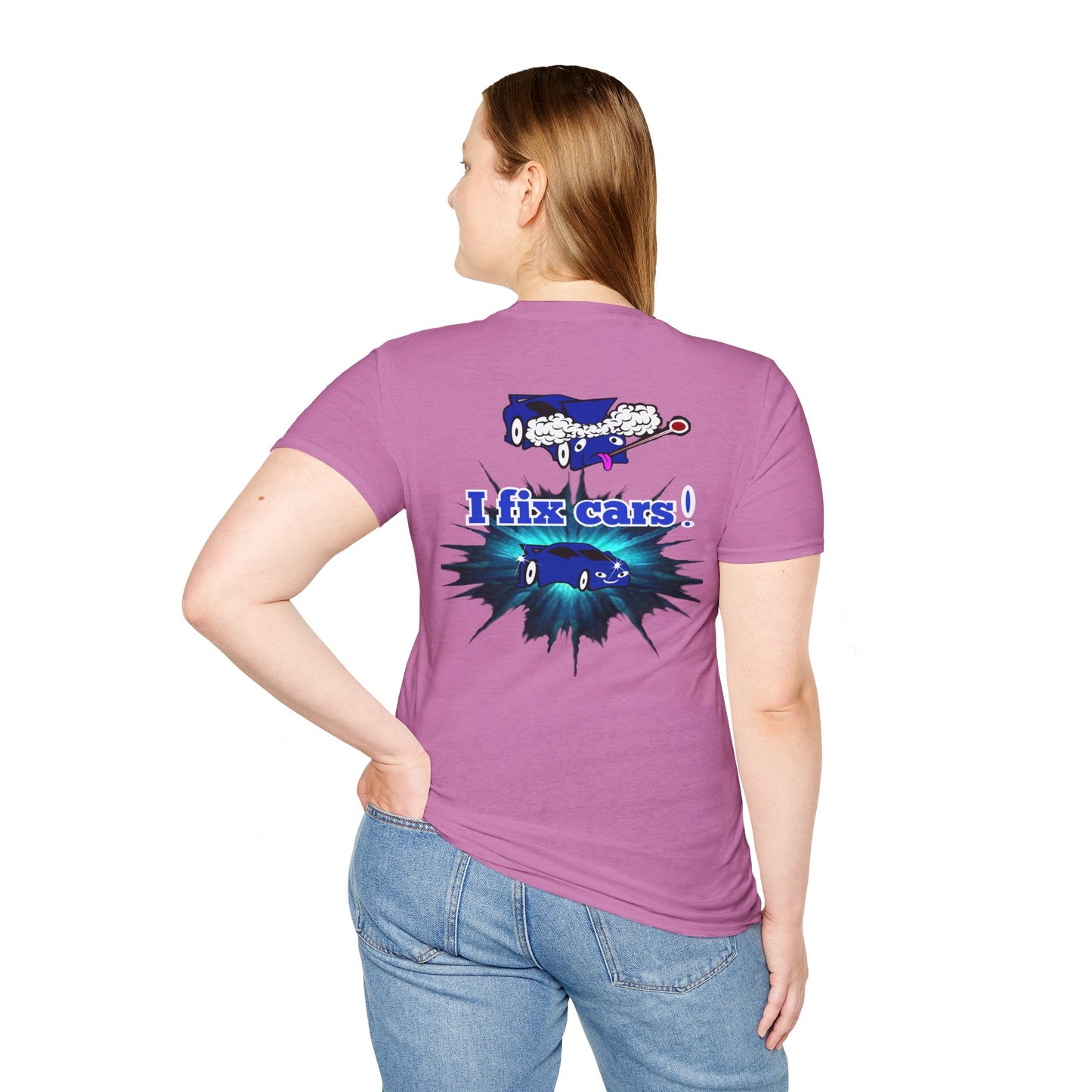 I fix cars! - Unisex Softstyle T-Shirt