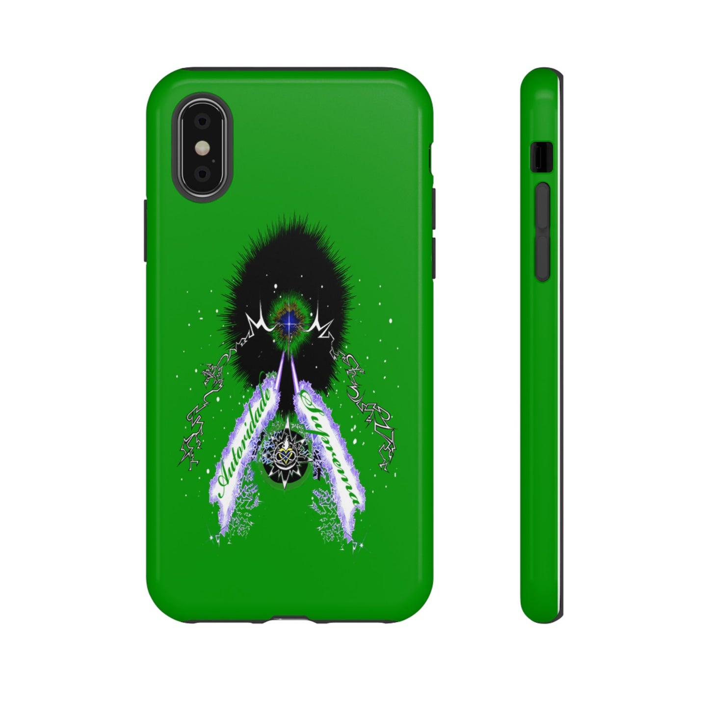 Autoridade Suprema -Portuguese -Green-Iphone only! Tough Cases