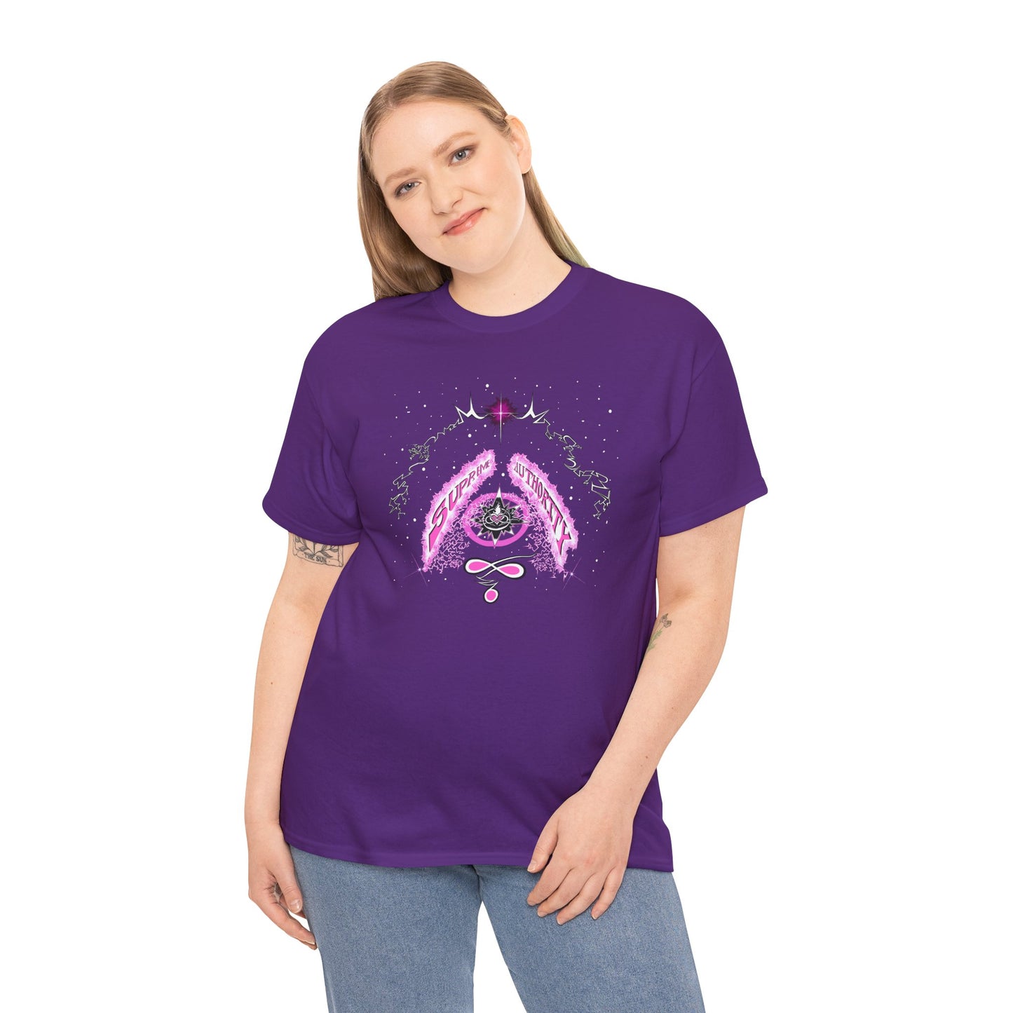 Copy of Supreme Authority pink! Unisex Heavy Cotton Tee