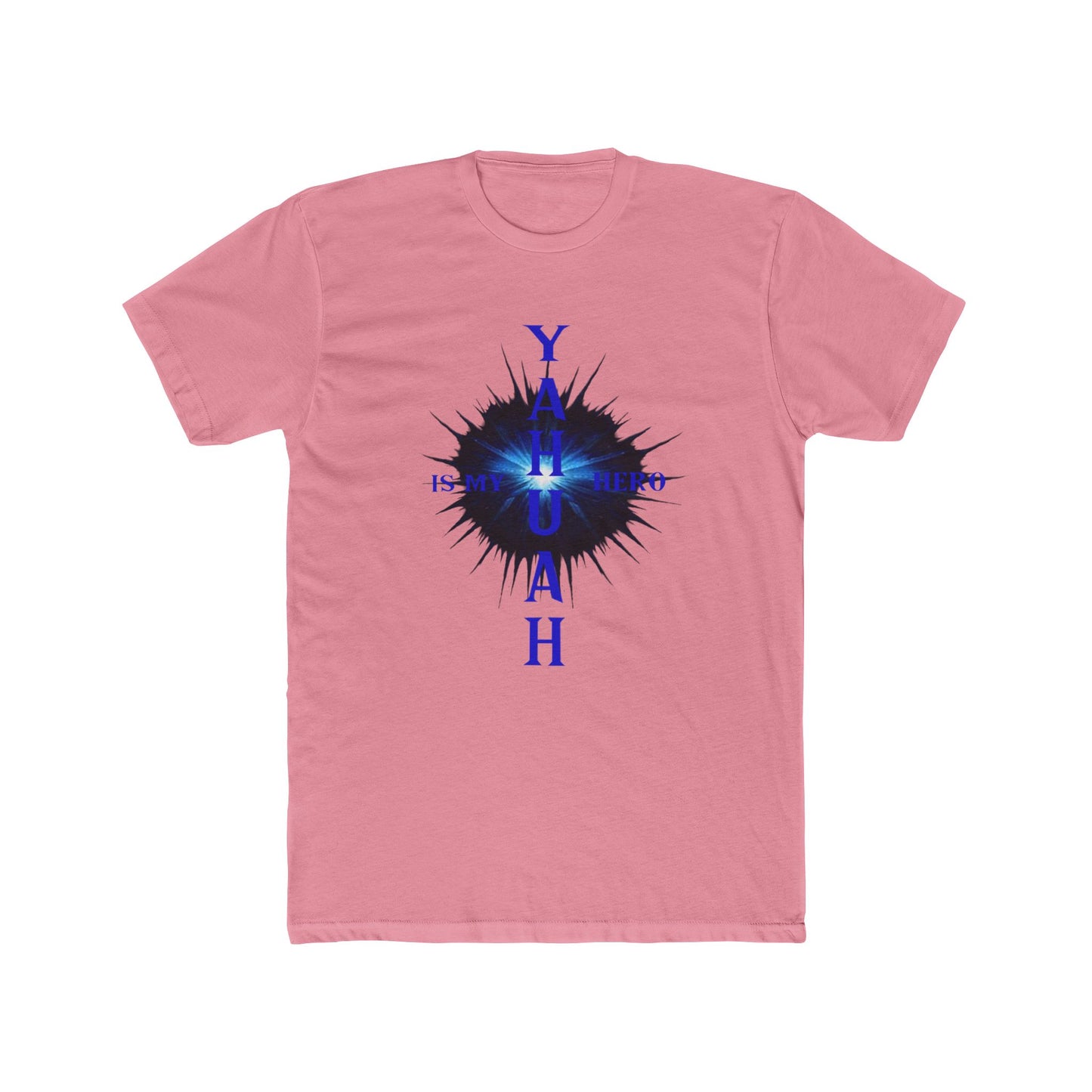 YAHUAH IS MY HERO - Unisex Cotton Crew Tee