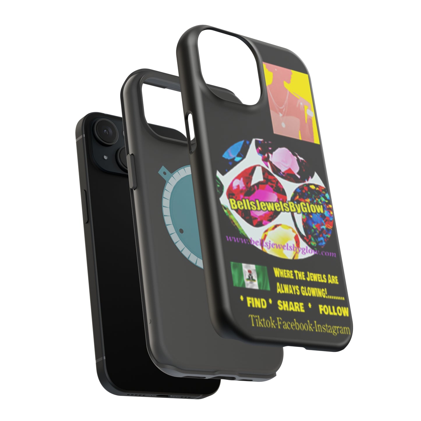 Jewels by Glow Iphone only! MagSafe Tough Cases