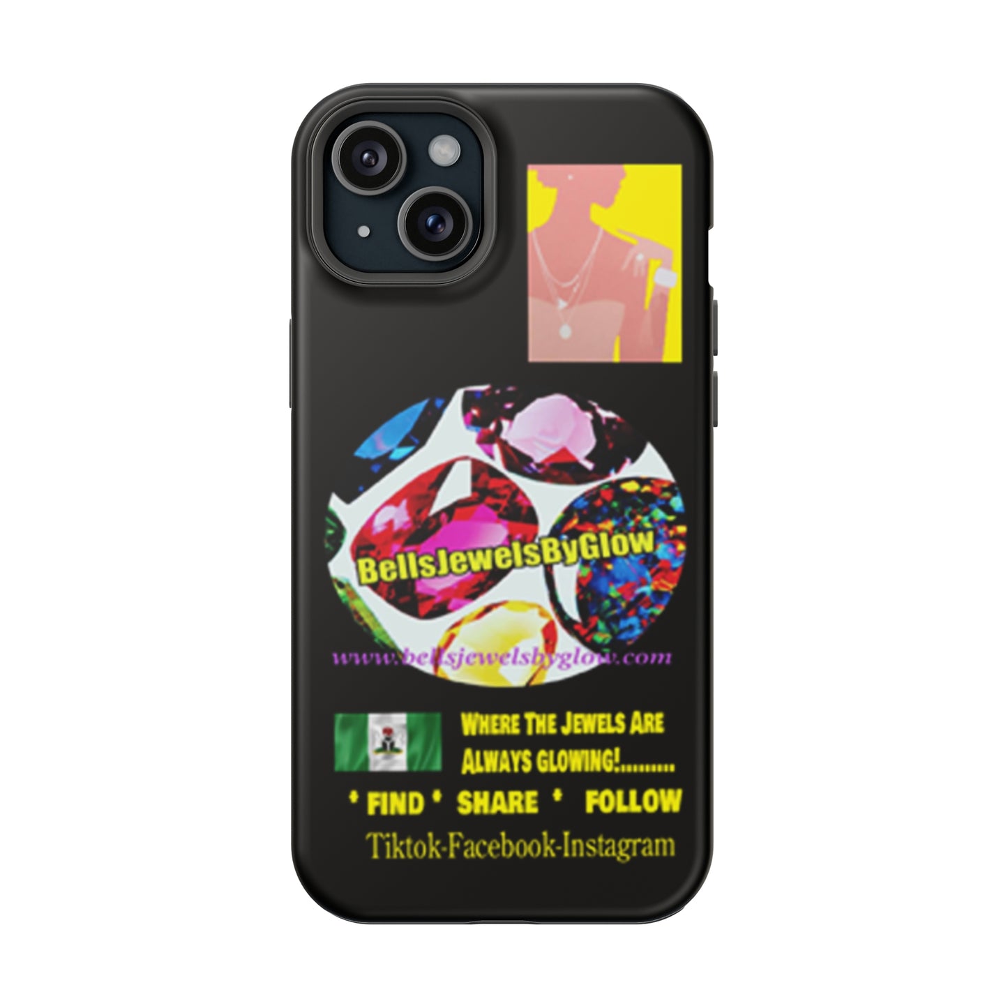Jewels by Glow Iphone only! MagSafe Tough Cases