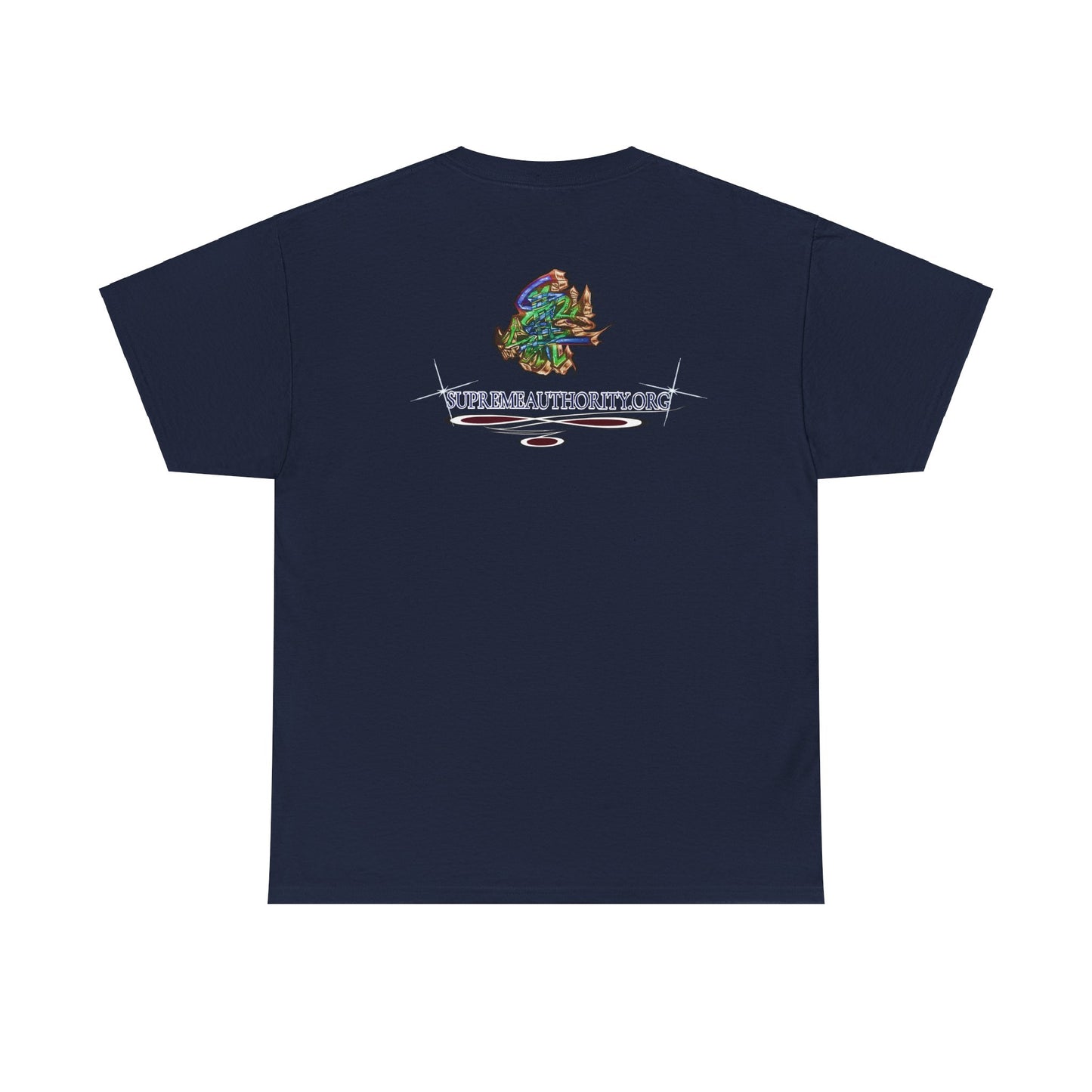 Stack-lanta Get Money graffiti Supreme Authority Unisex Heavy Cotton Tee