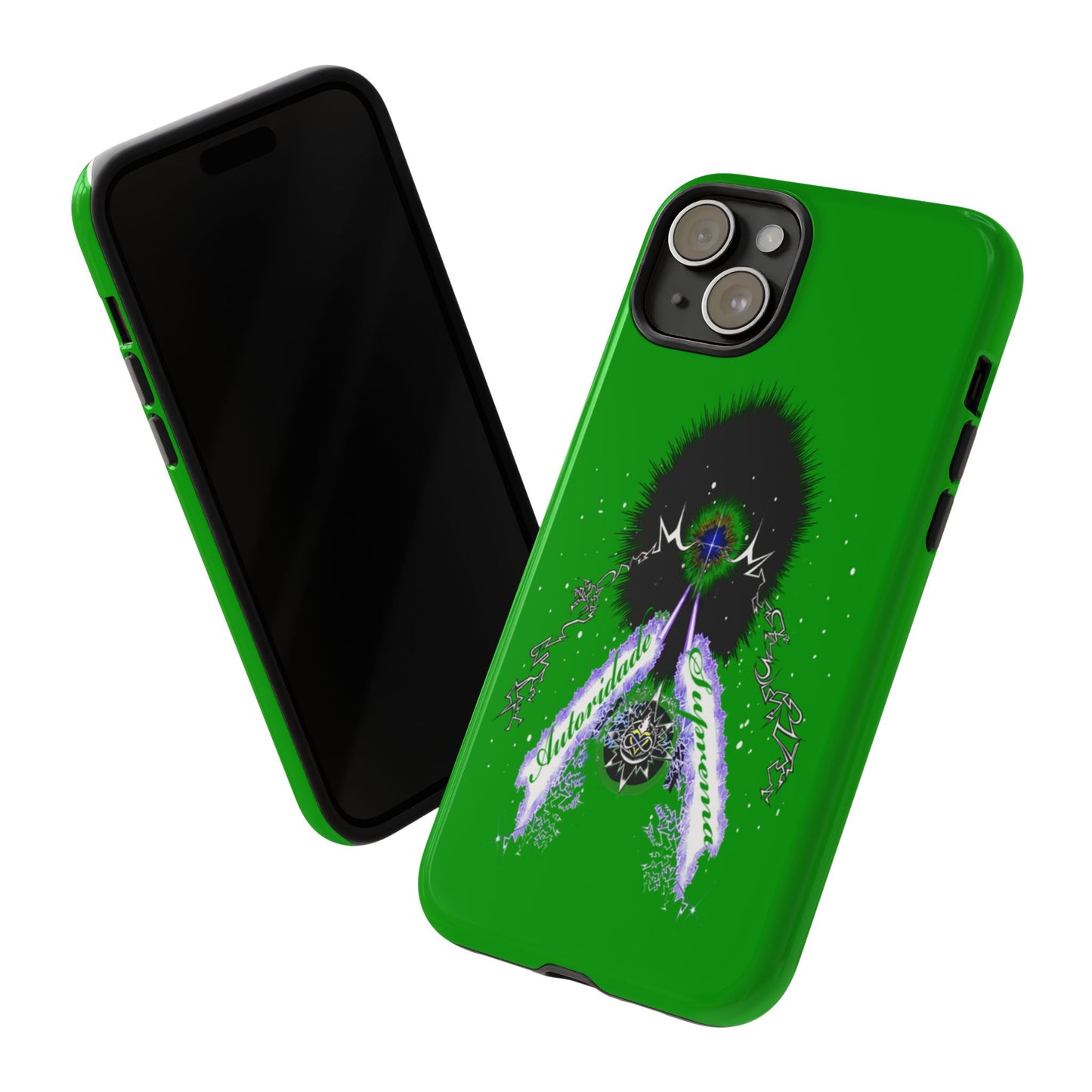 Autoridade Suprema -Portuguese -Green-Iphone only! Tough Cases