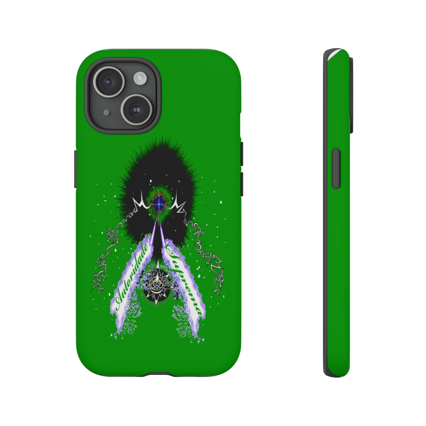 Autoridade Suprema -Portuguese -Green-Iphone only! Tough Cases