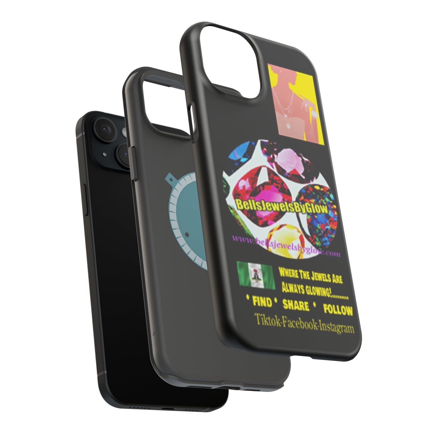 Jewels by Glow Iphone only! MagSafe Tough Cases