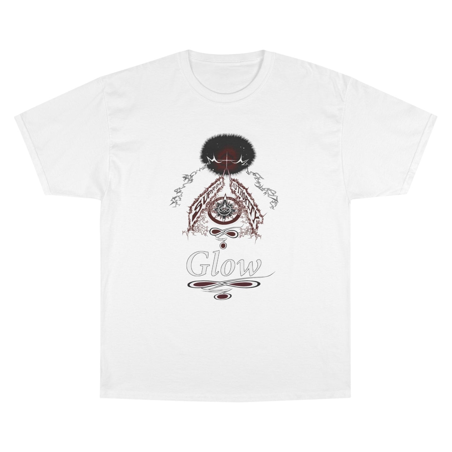 Supreme Authority Glow Philippians 4:13 Champion T-Shirt